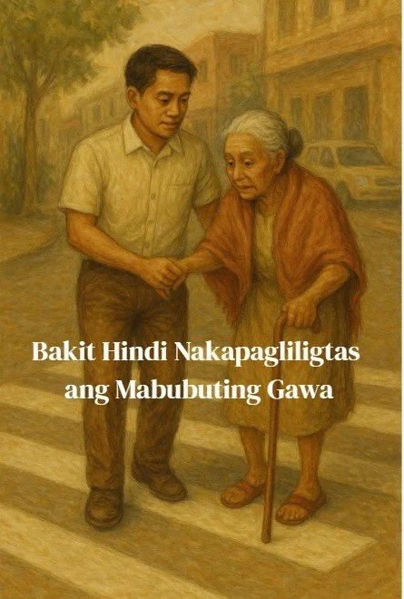 Larawan ng mabubuting gawa na hindi sapat para sa kaligtasan ayon sa Bibliya