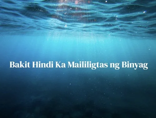 Larawan ng binyag sa Pilipinas na kaugnay ng kaligtasan ayon sa Bibliya