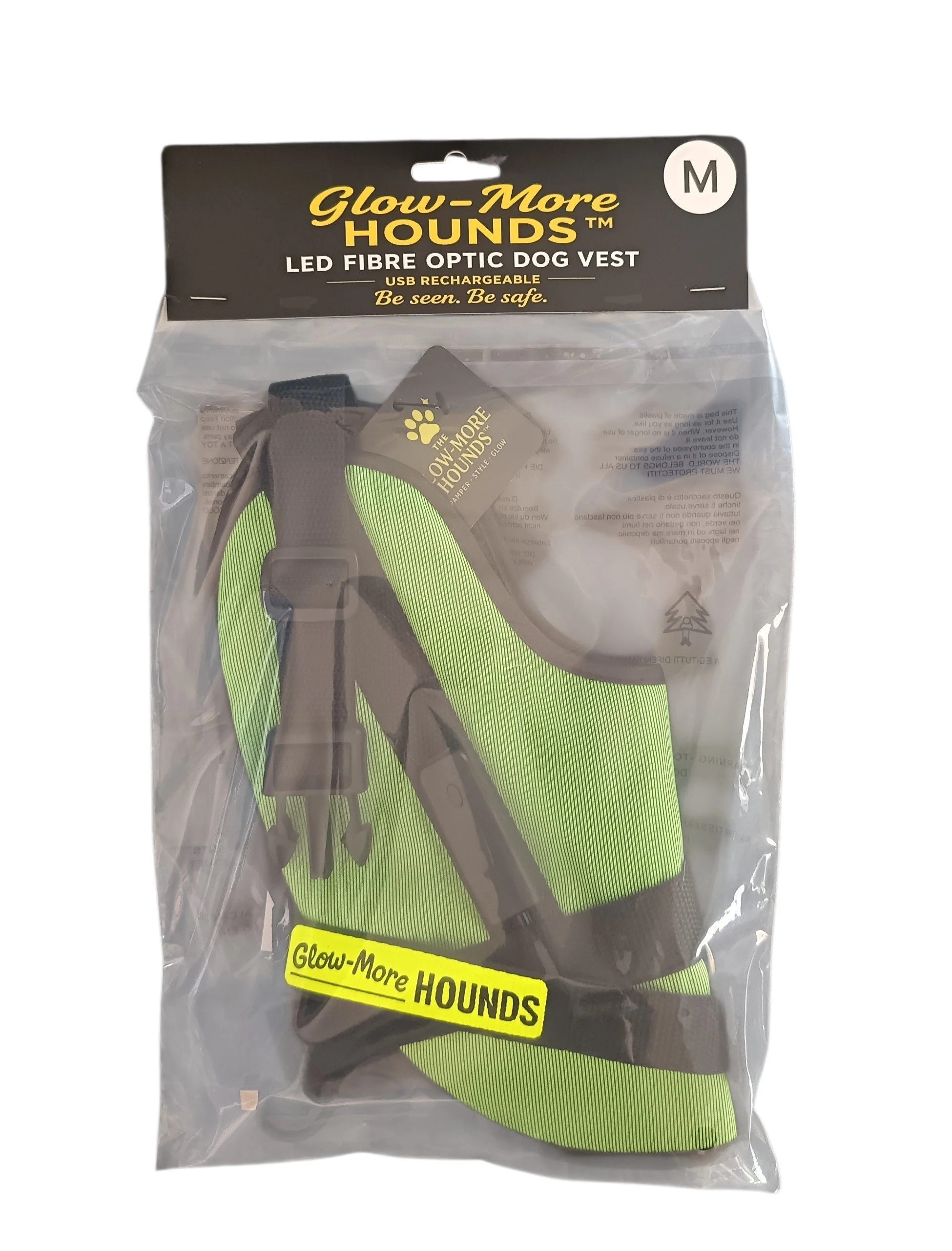 Glow-More Vest – Fibre Optics LED Dog Vest