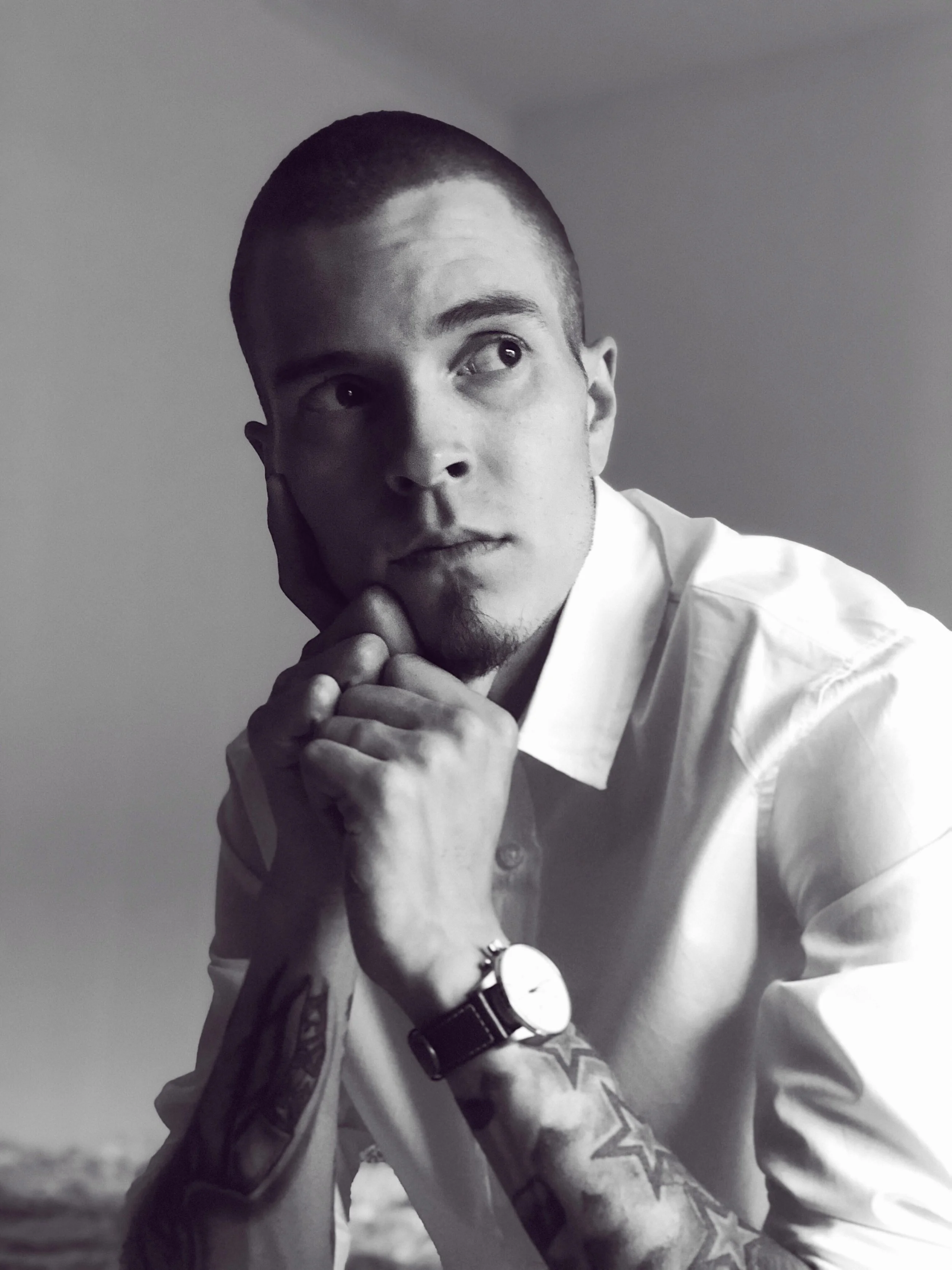 Founder of creme, anders aarebrot. man in whit shirt. professional headshot