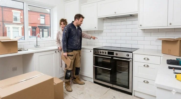 builder  fault and now oven works