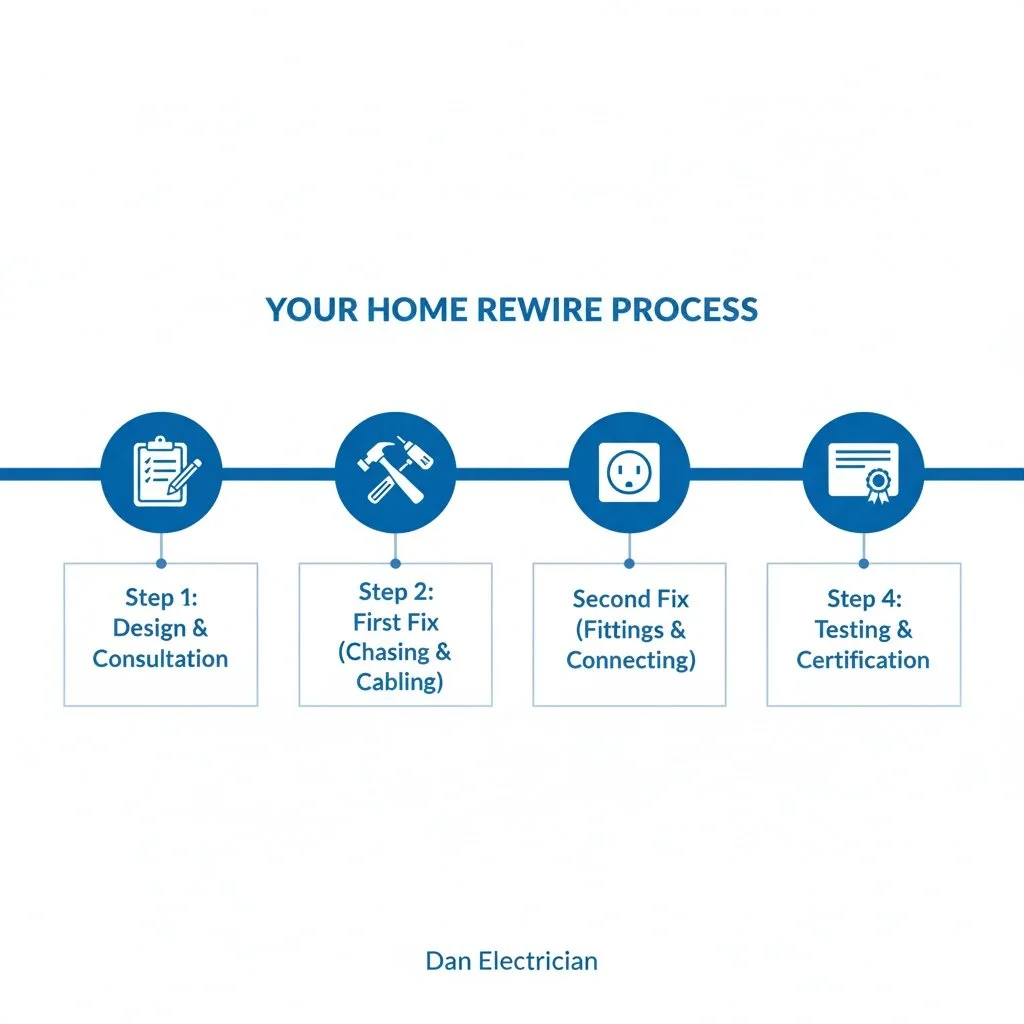 step by step home rewire