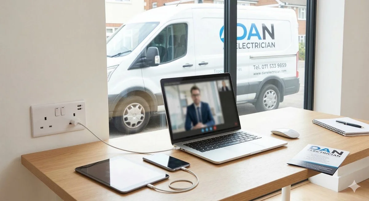 Home office Liverpool by Dan Electrician