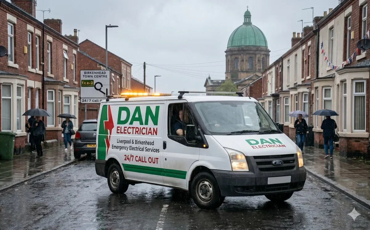 Liverpool electrician Birkenhead call out