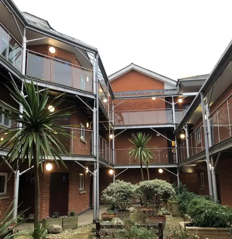 Liverpool block of flat with outside lights installed to ip65 standard with pir switching