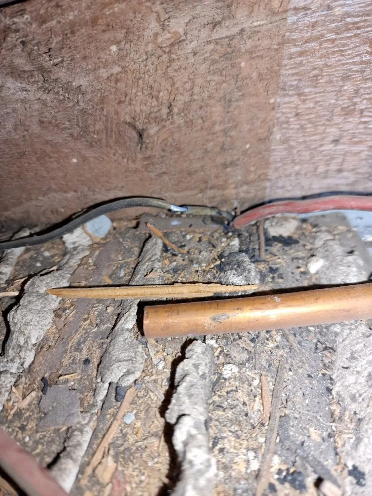 aluminium wire, broken isolation