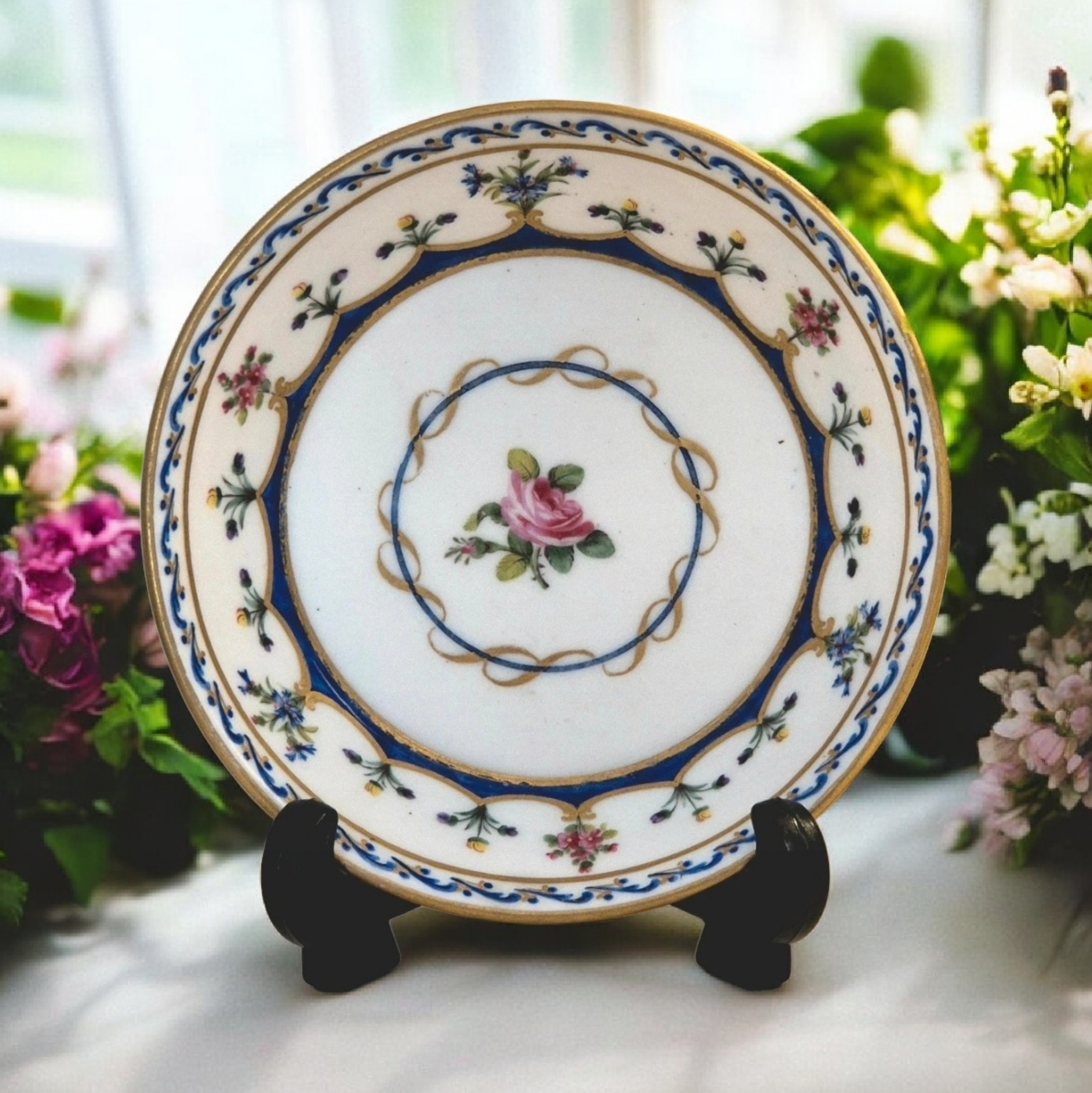 c.1789–1791 - Sèvres - Cabinet Plate – ( ii Date Code)