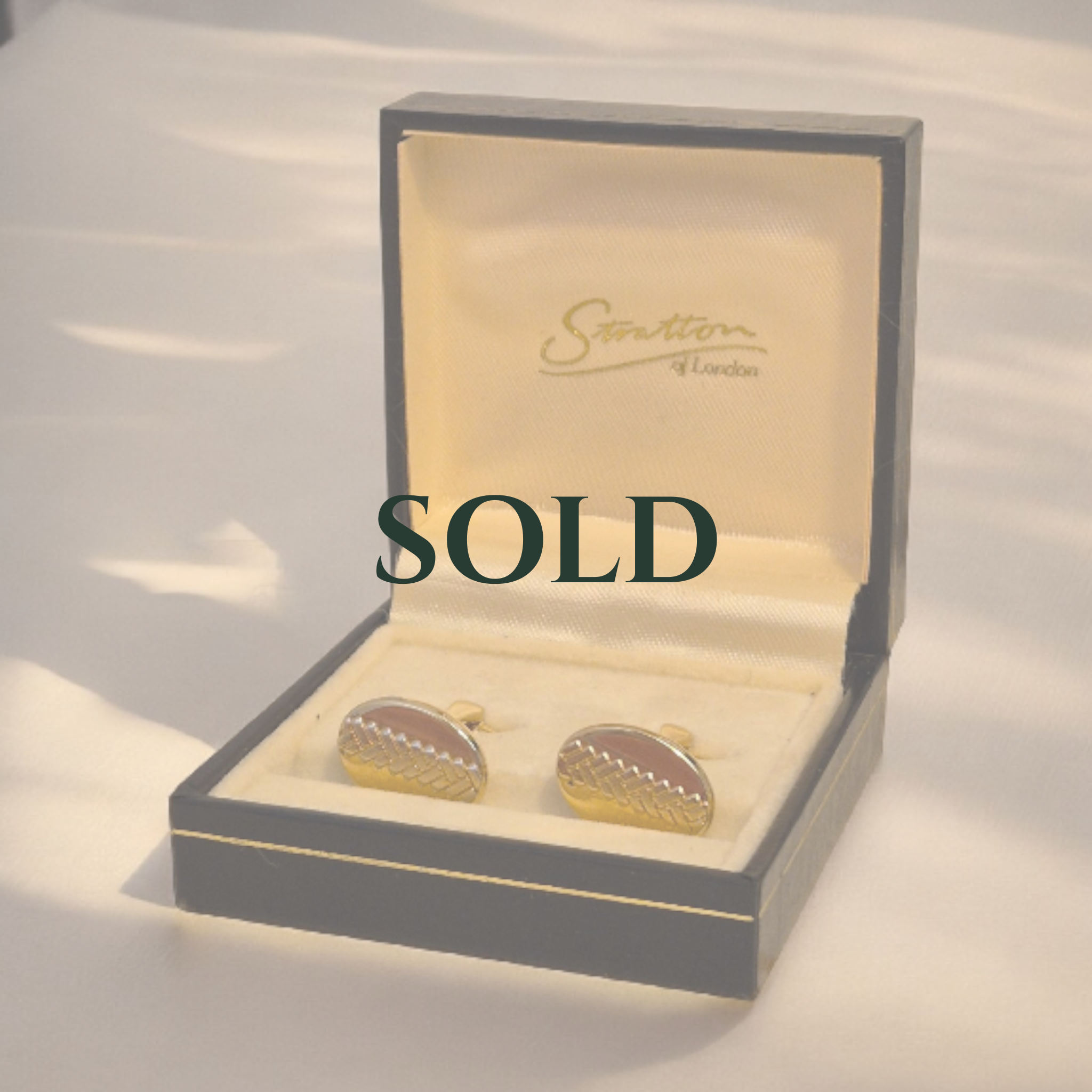 Stratton Original - Vintage - Gold Colour - Cufflinks