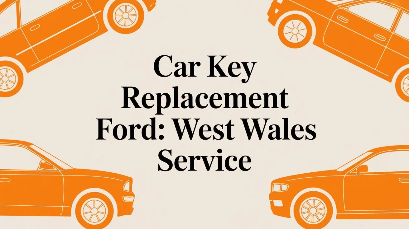 Car Key Replacement Ford: West Wales Service
