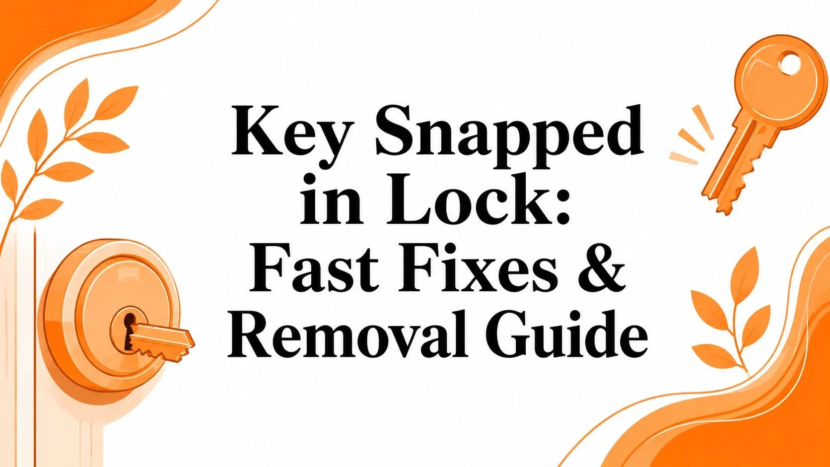 Key Snapped in Lock: Fast Fixes &amp; Removal Guide