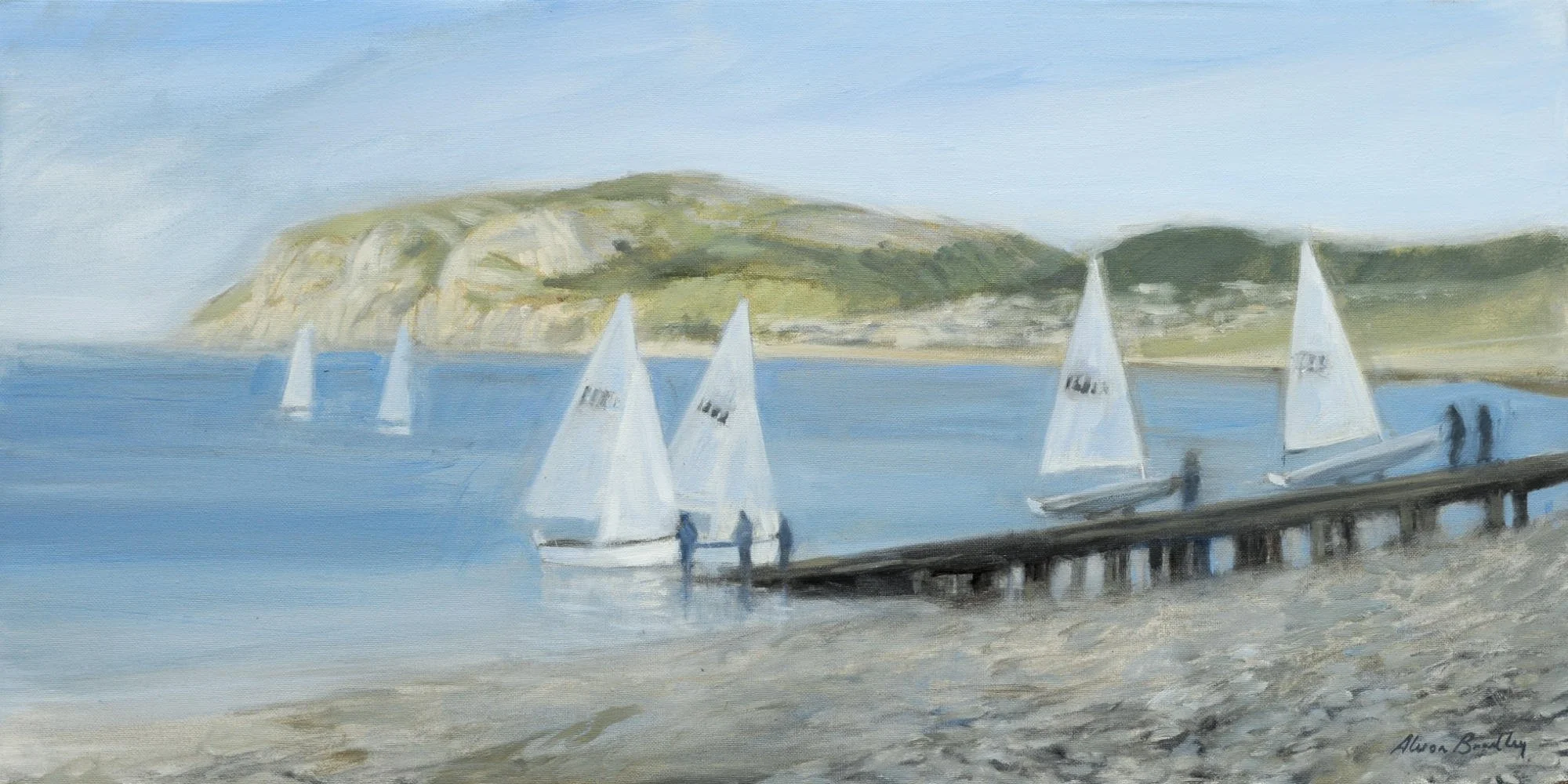 yachts at llandudno