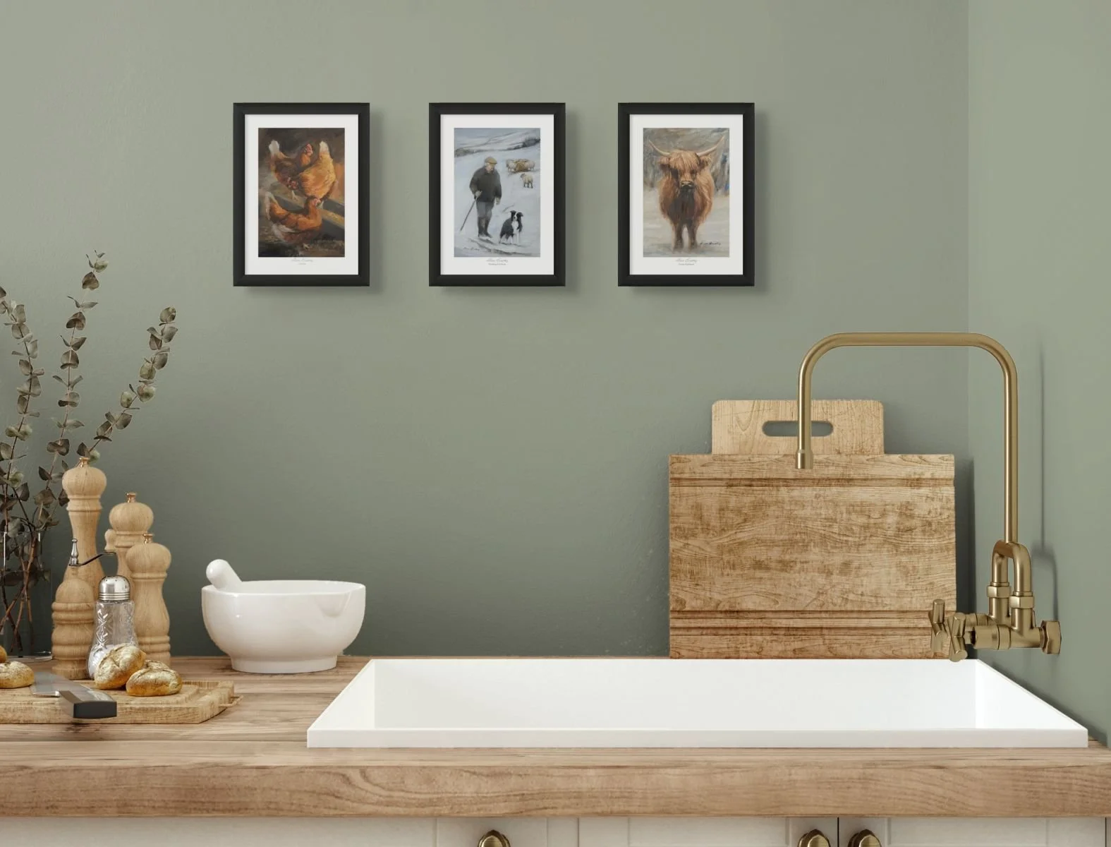 Rural life artworks