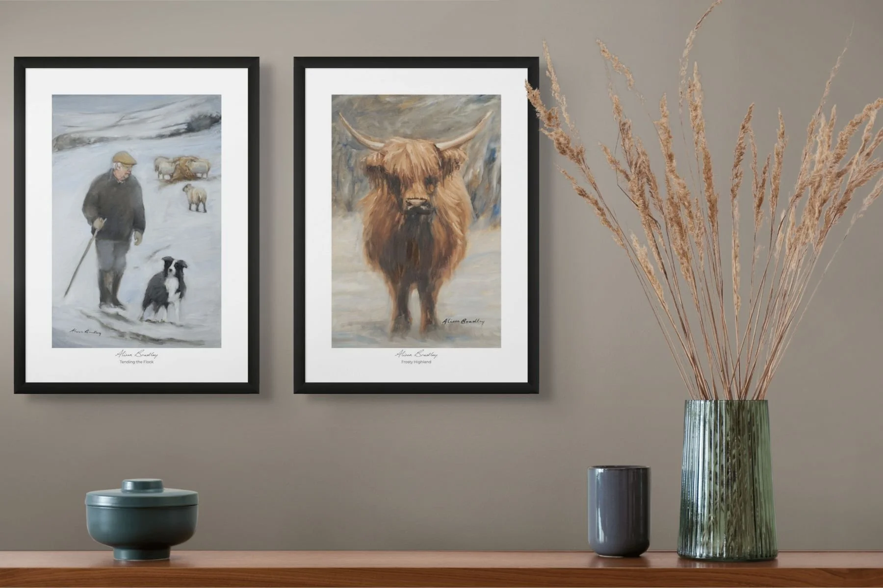 Rural life artworks