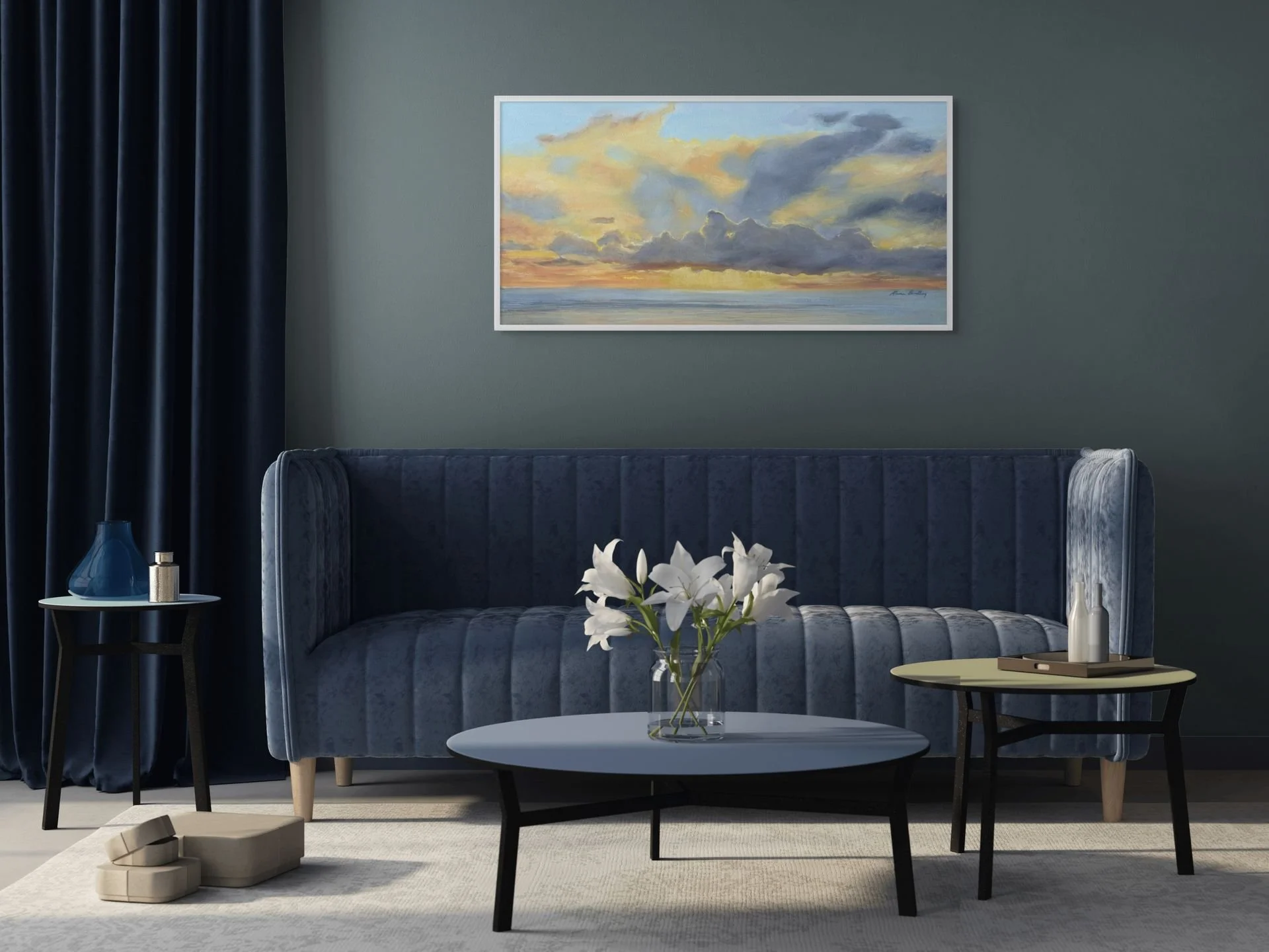 Sky of Fire 122cm x 61cm