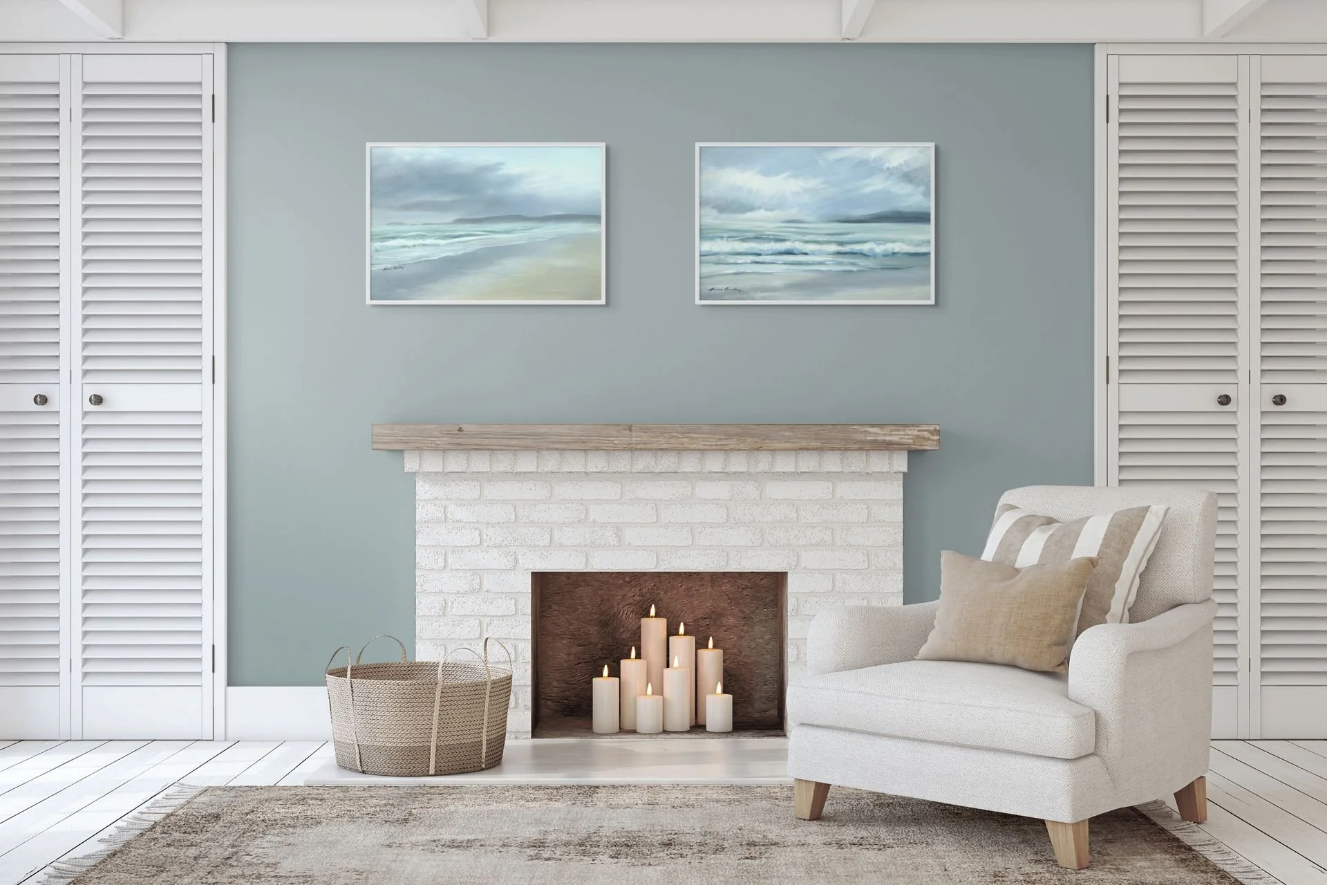 Serenity &amp; Anticipation 91cm x 61cm