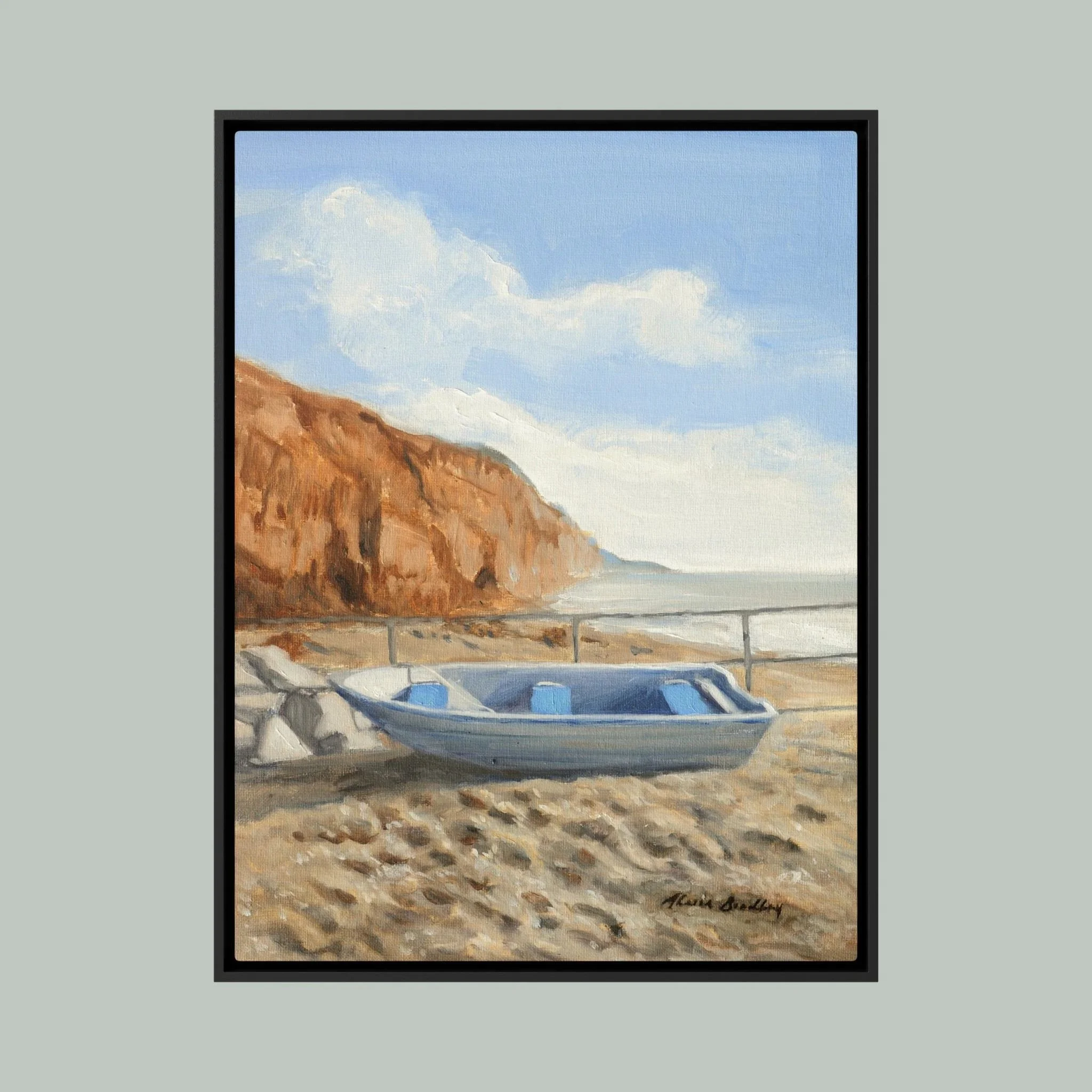 february sun sidmouth hanging