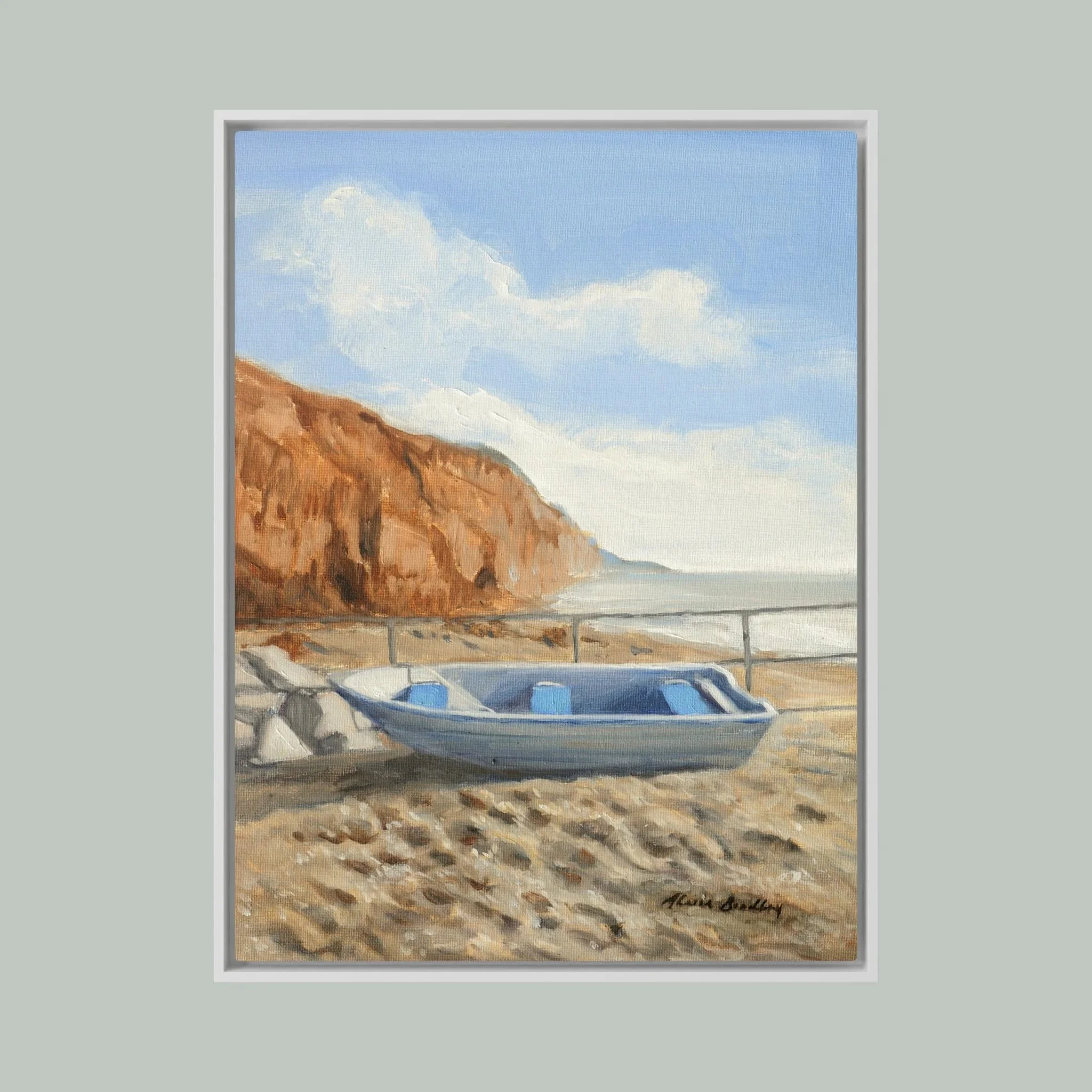 february sun sidmouth hanging