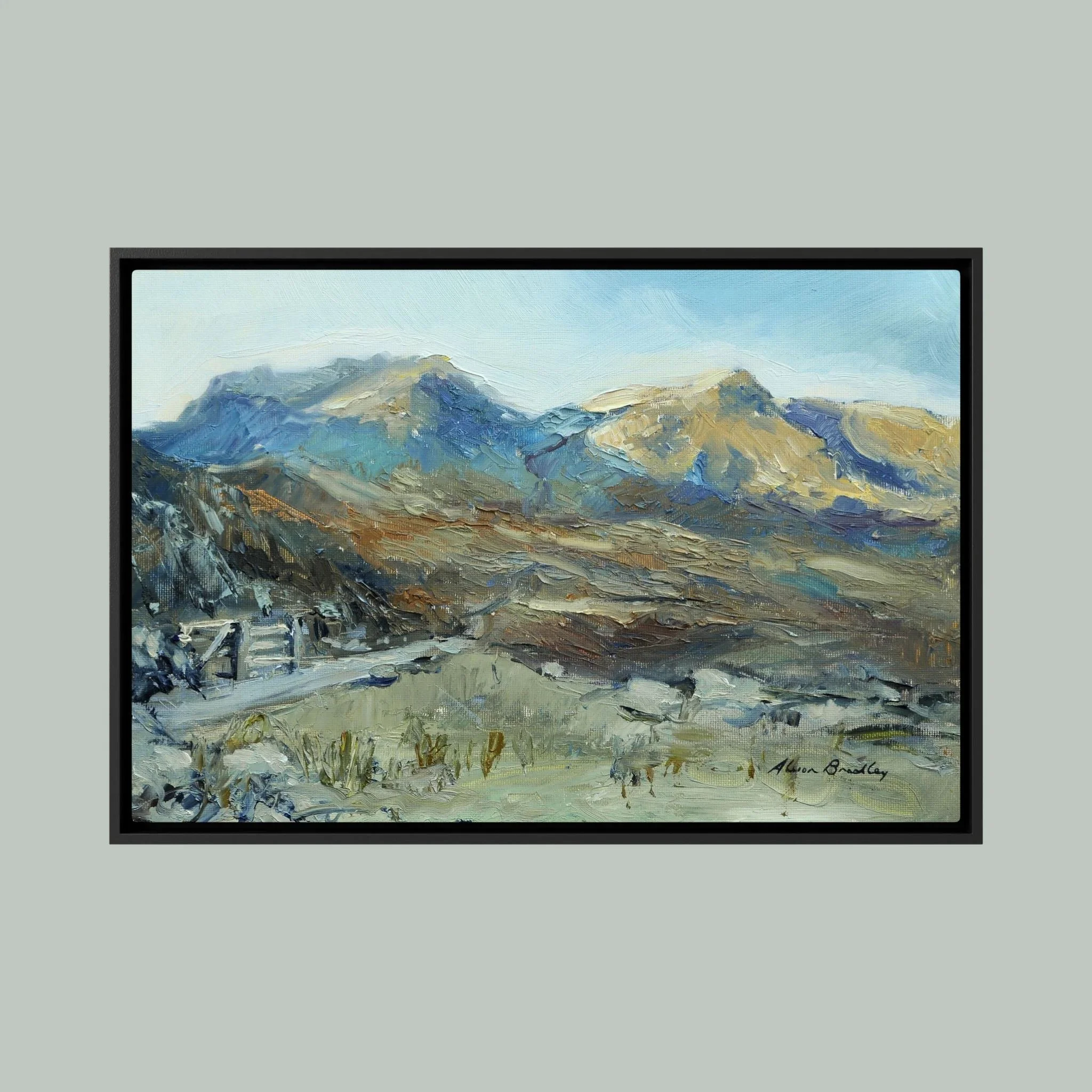 road to nant ffrancon hanging