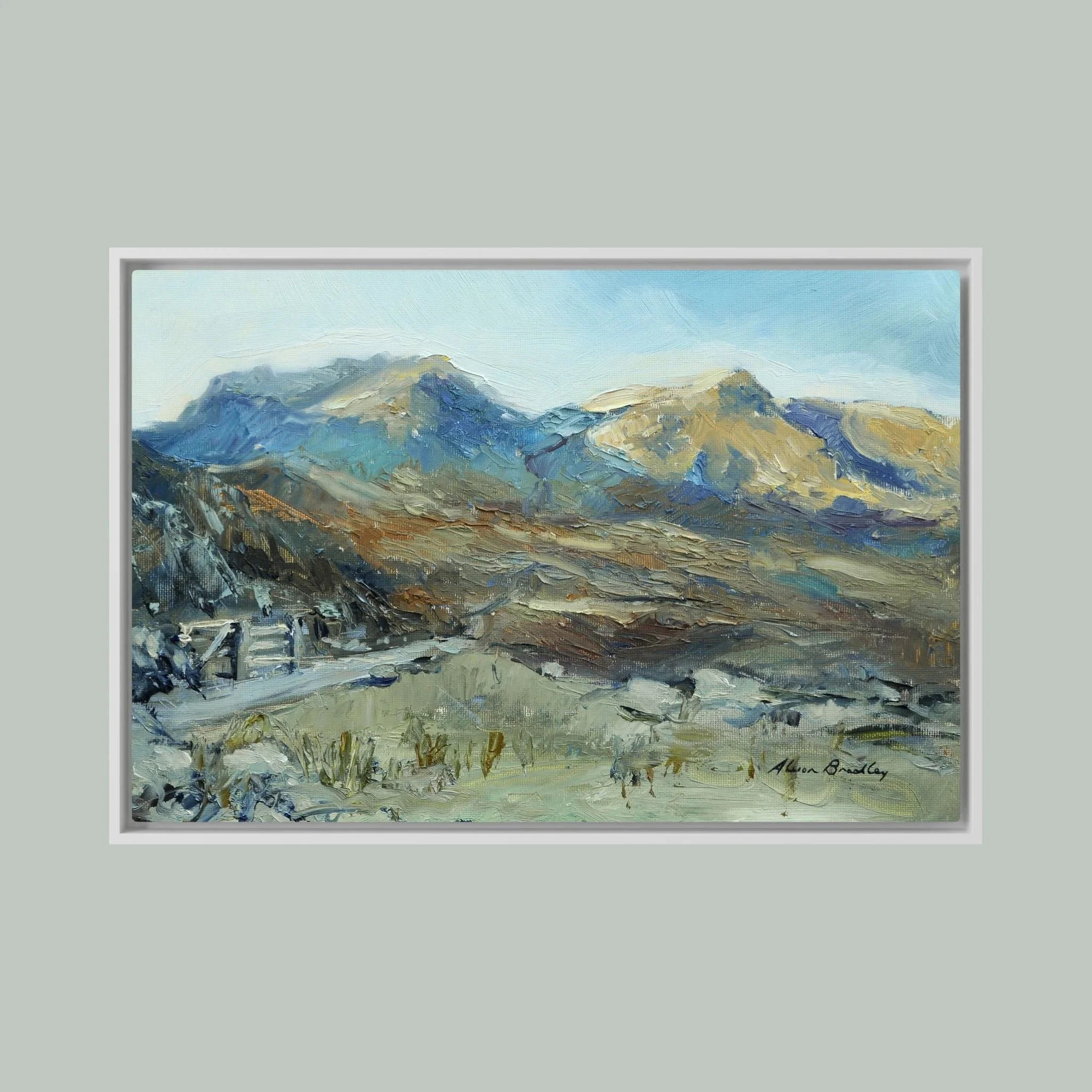 road to nant ffrancon hanging