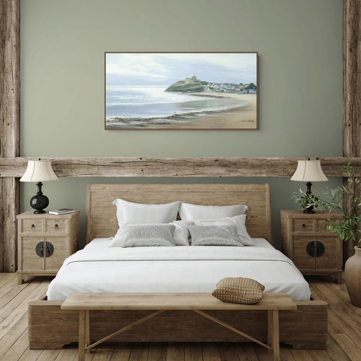 summer light criccieth hanging