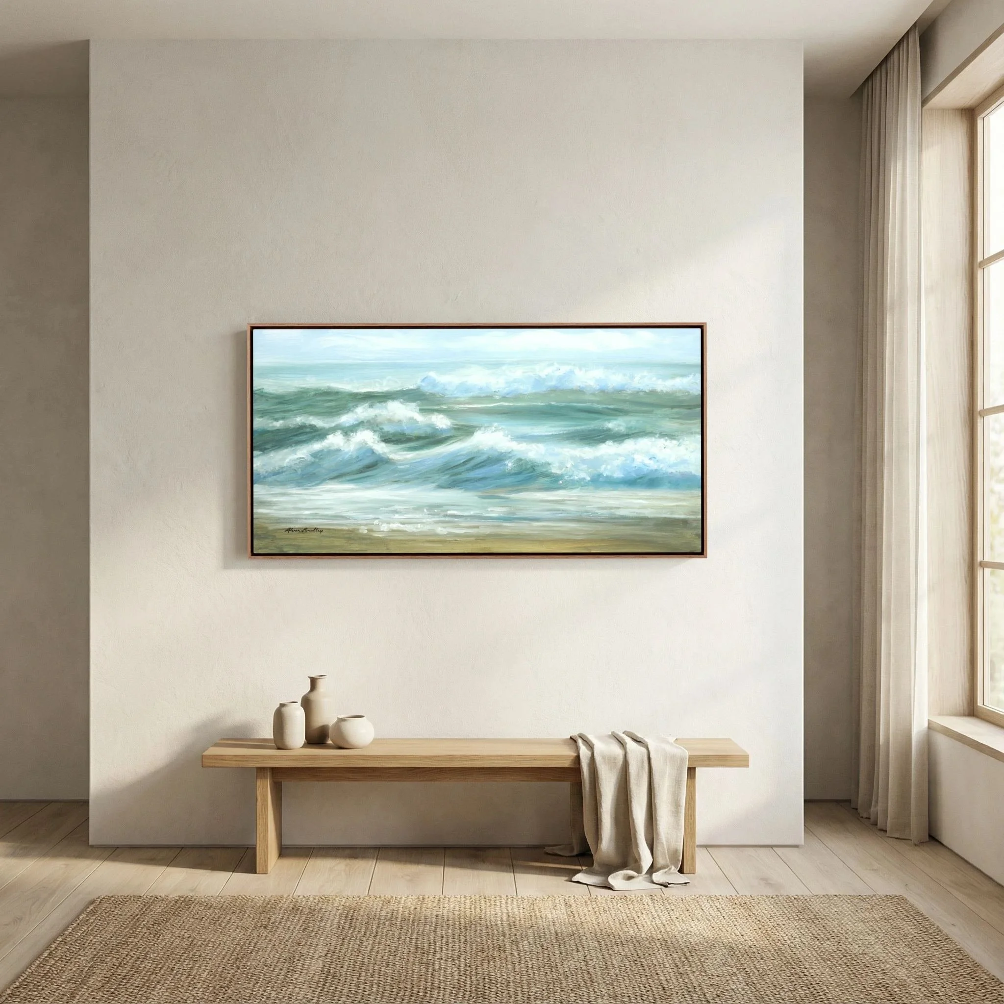 energy framed mock-up
