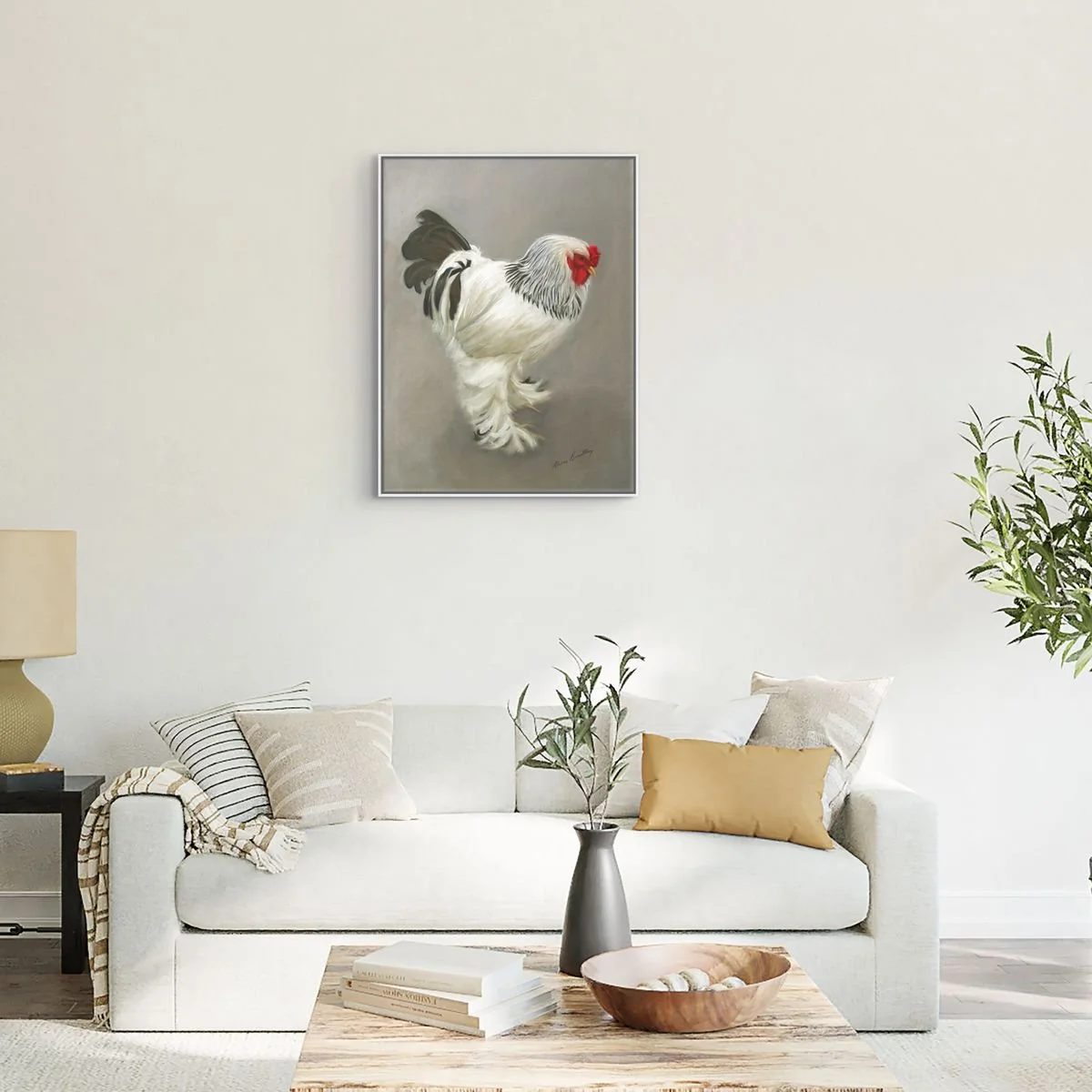 light brahma cock hanging