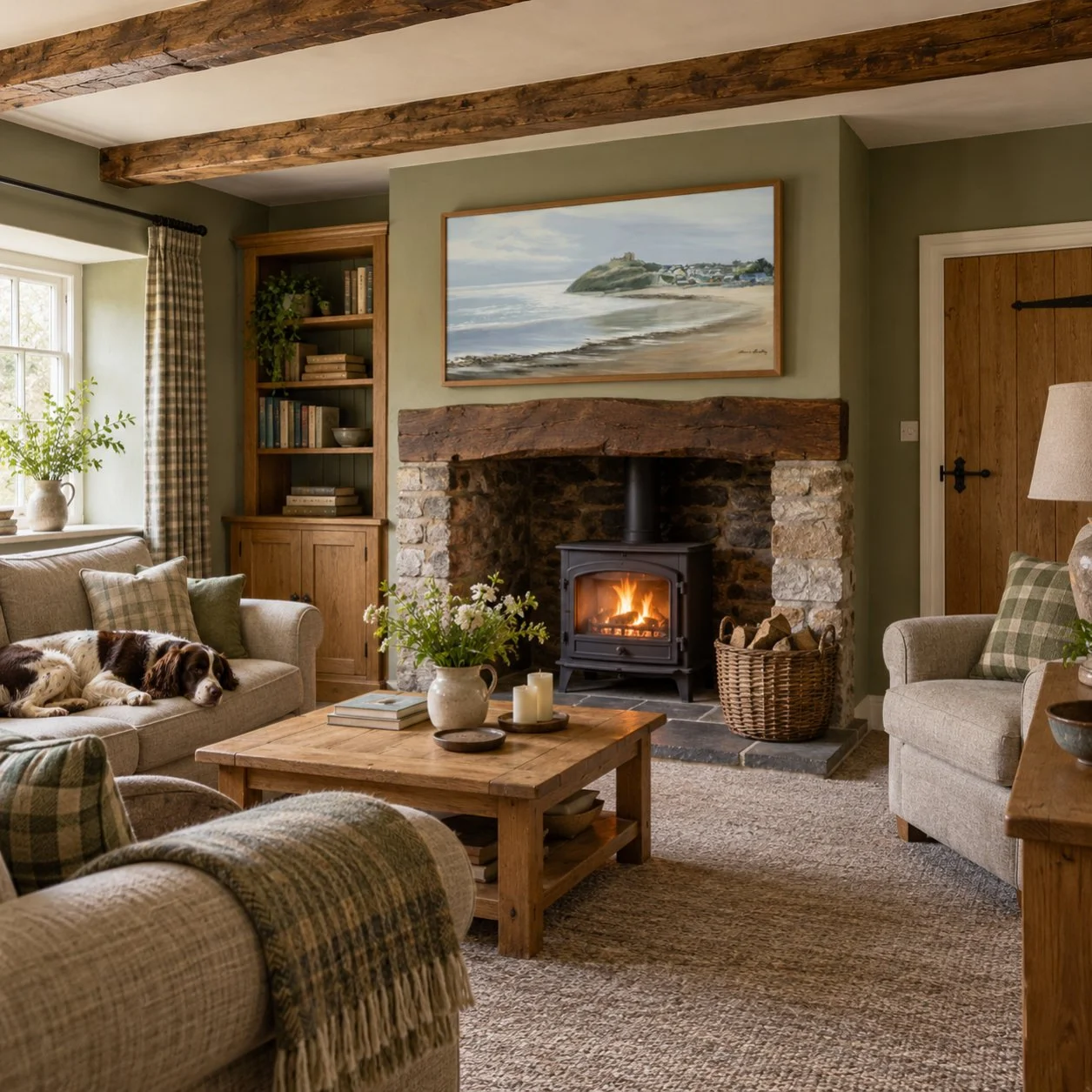 summer light criccieth hanging