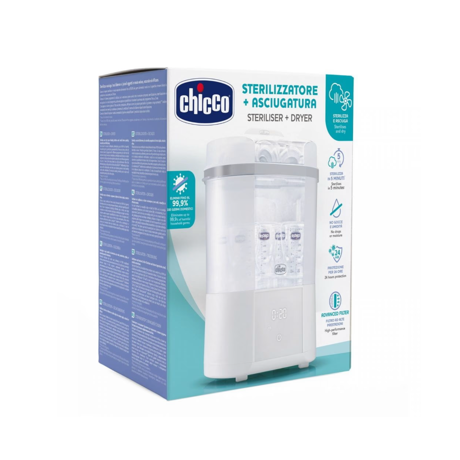 Sterilizzatore 2-in-1