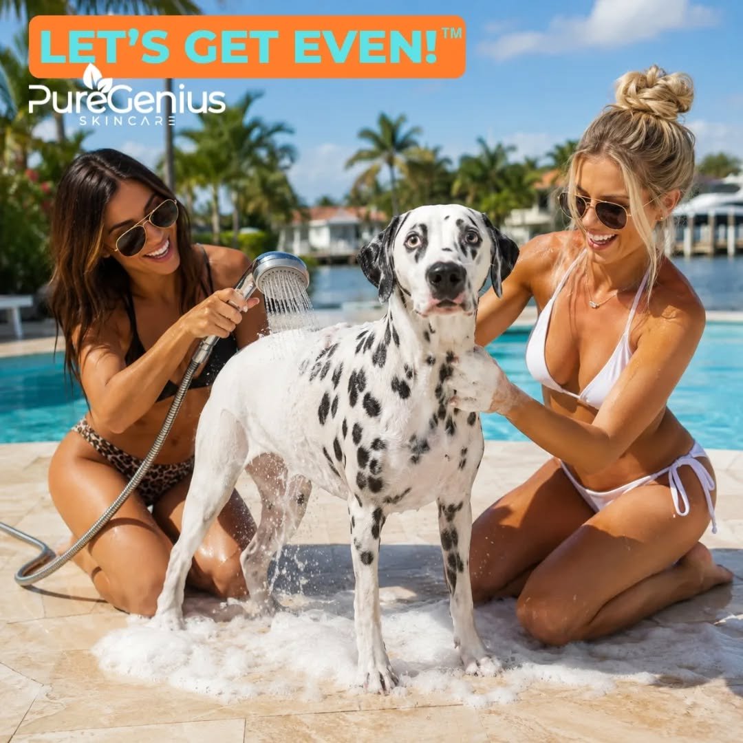 When bath time gets a little too effective. 🐶🫧

Spots, suds, sunshine, and South Florida energy &mdash; PUREGENIUS&trade; is bringing the fun while we get ready for our first Amazon launch.

VIP launch access is open now. Get on the list before we 