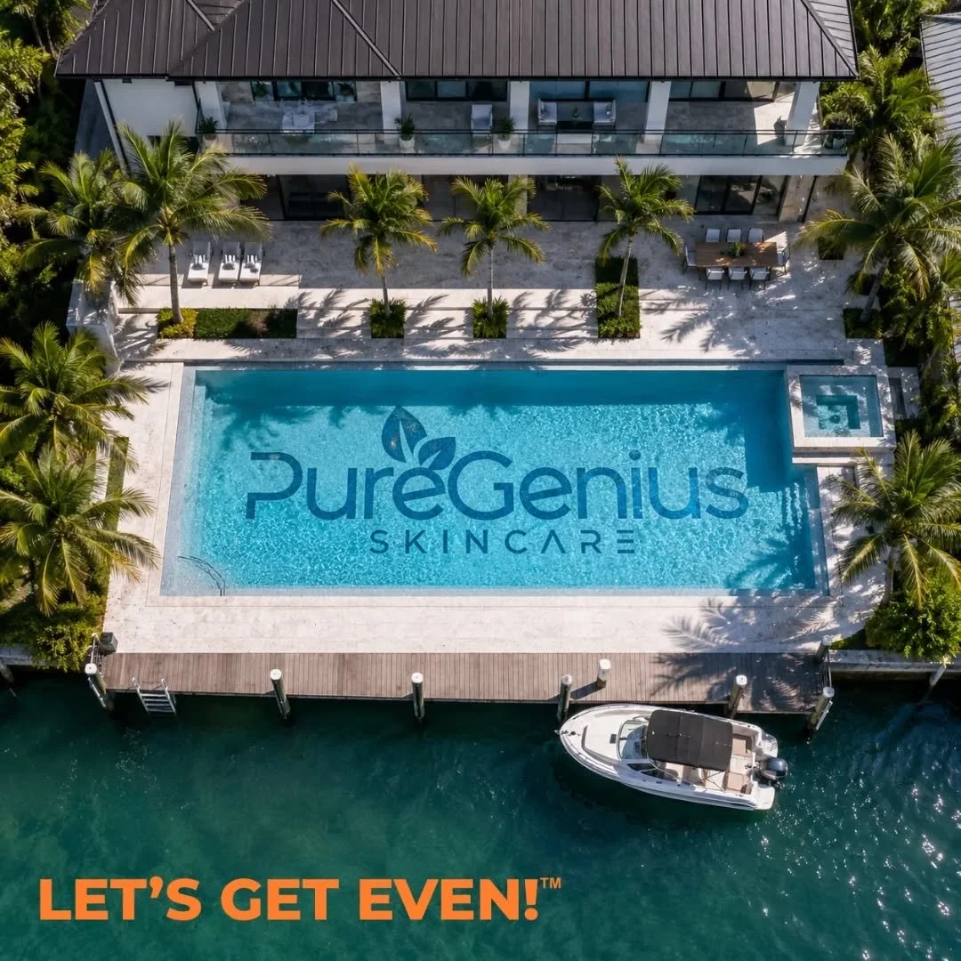 A little South Florida glow, PUREGENIUS style. 🌴✨

From the pool to the skin, we&rsquo;re making every detail unforgettable.

#PureGeniusSkincare #MiamiGlow #SmartPowerBlend