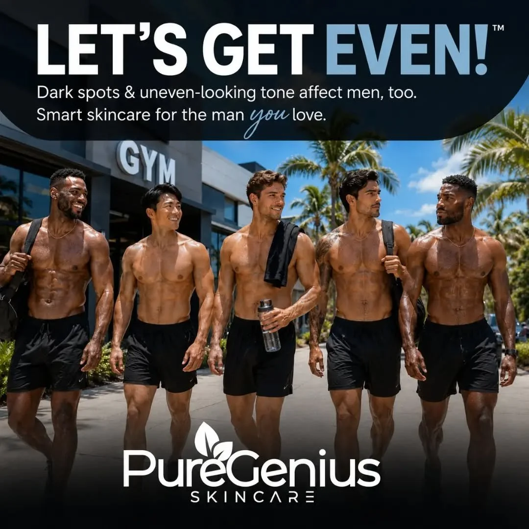 Let&rsquo;s get even. ✨

Dark spots and uneven-looking tone don&rsquo;t just affect women &mdash; men deal with them too. From sweat, shaving, sun, and everyday life, his skin deserves smart care that works just as hard as he does.

If you&rsquo;ve b