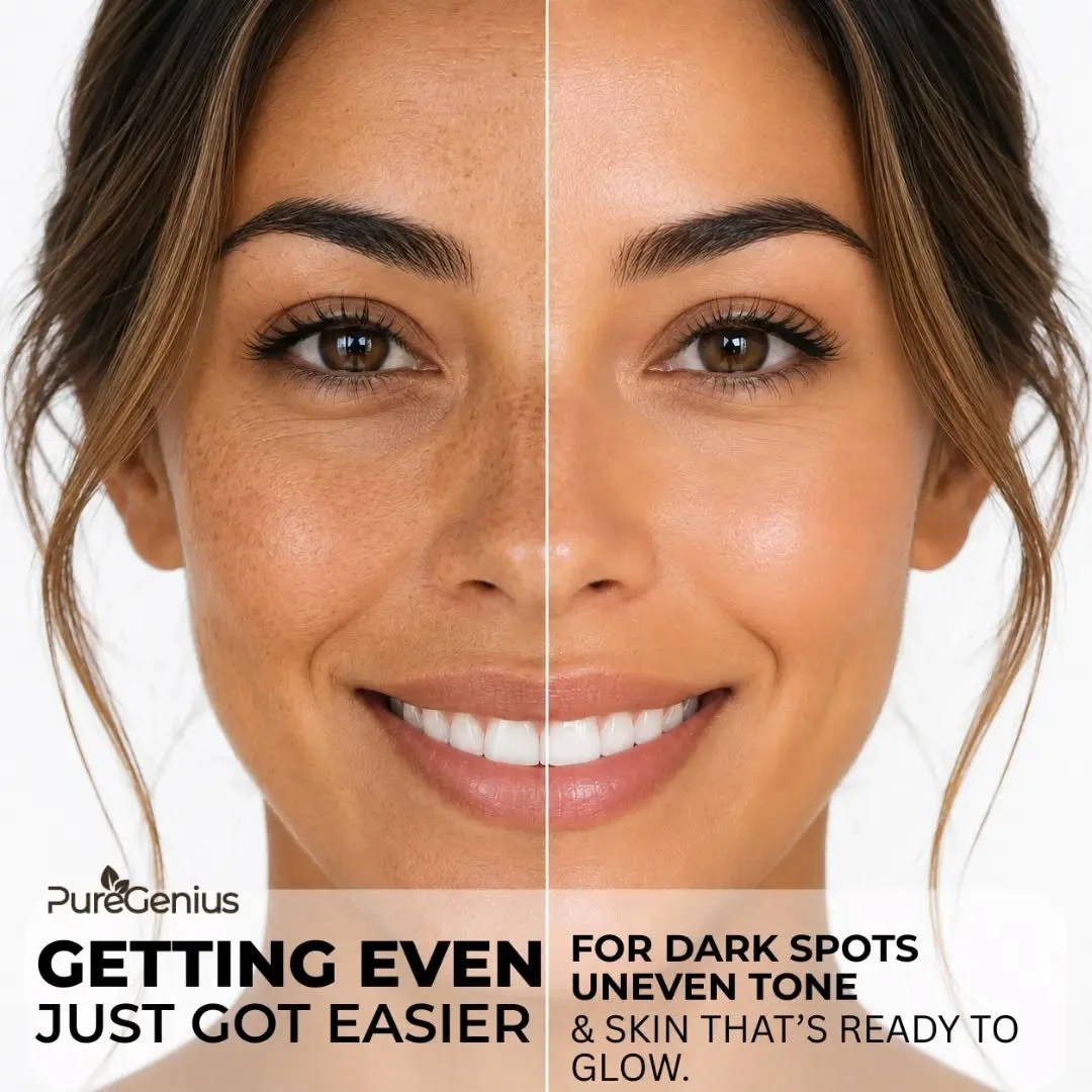 Uneven-looking tone, dark spots, and dullness can happen to anyone &mdash; but your routine doesn&rsquo;t have to feel complicated. ✨

PUREGENIUS was created to make smarter skincare feel easy, effective, and glow-worthy from face to body.

Let&rsquo