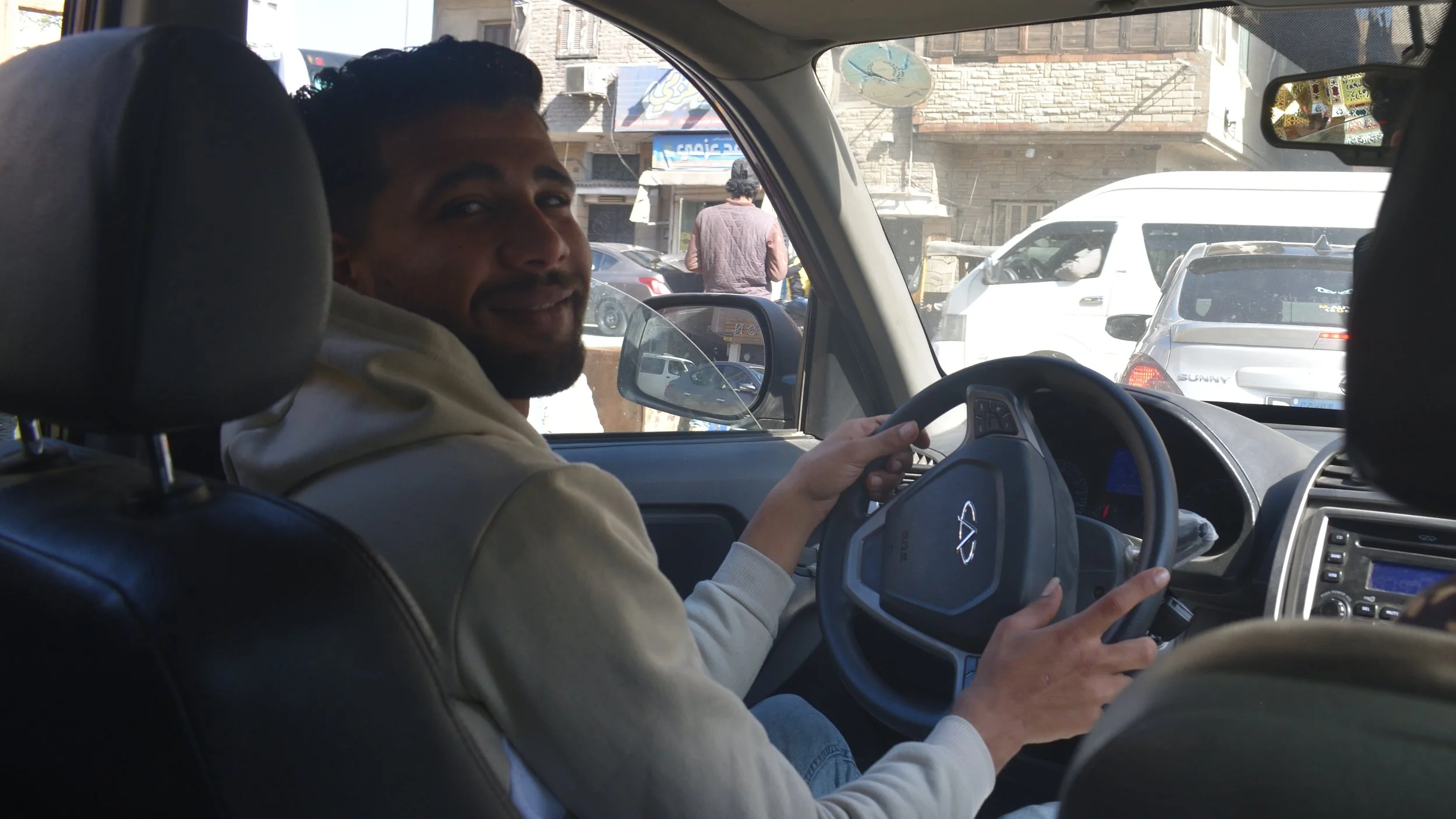 Egyptian taxi driver
