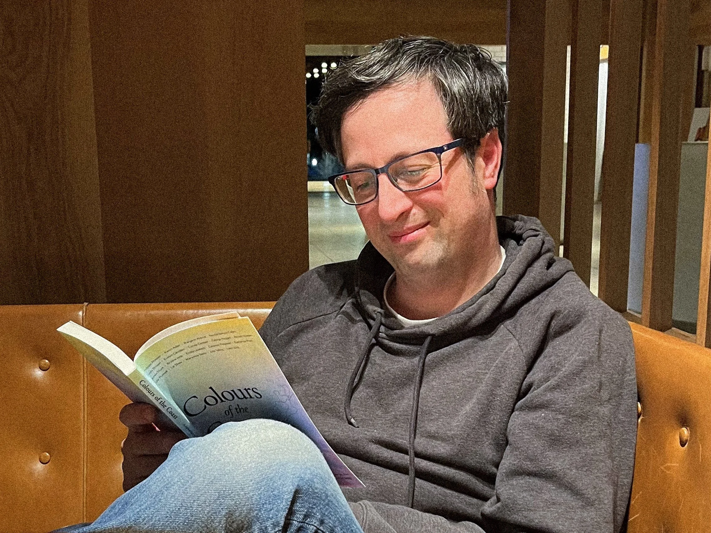 Phillippe Messer, co-author of Colours of the Coast, with our founder Liam Stritt