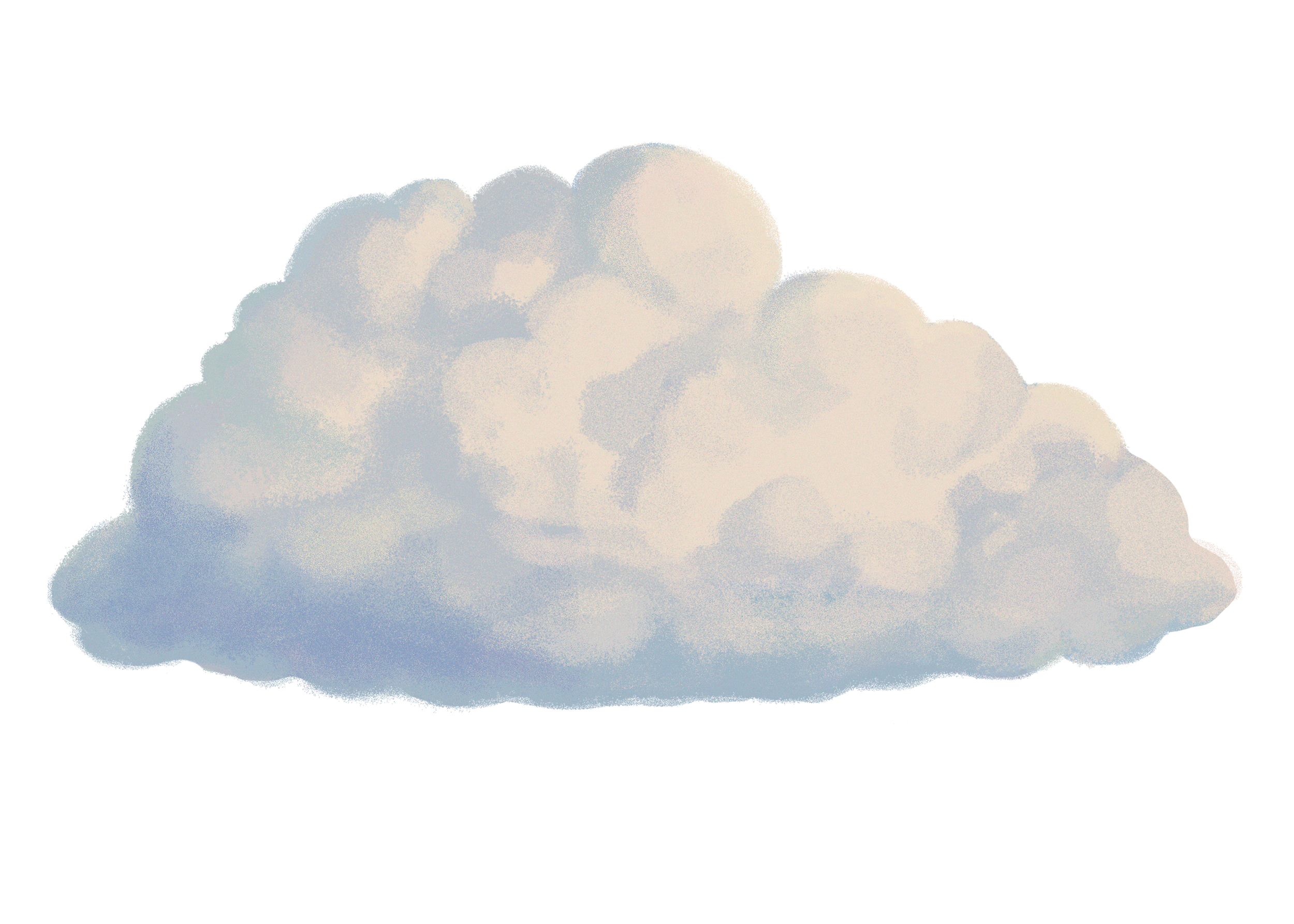 A fluffy white cloud against a black background.