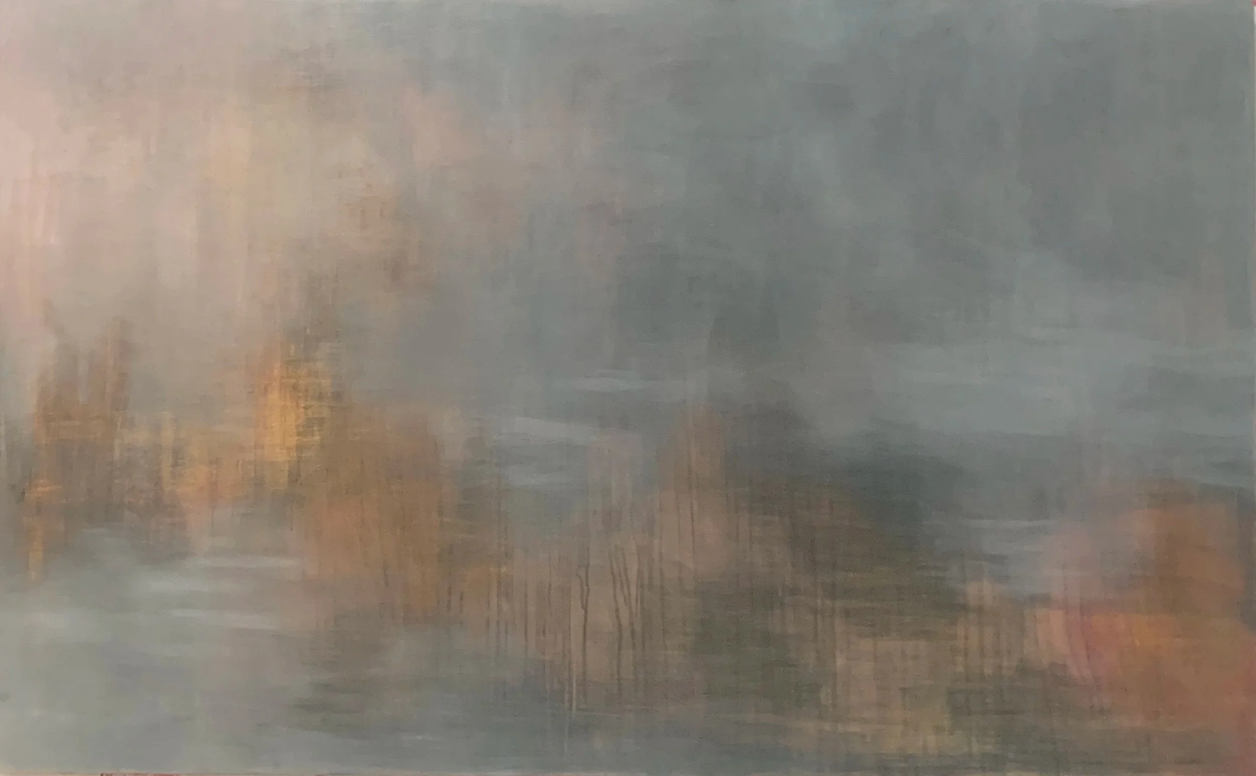 "Layers of Time 04" | 100 x 162cm | Oil on Timber | 2021