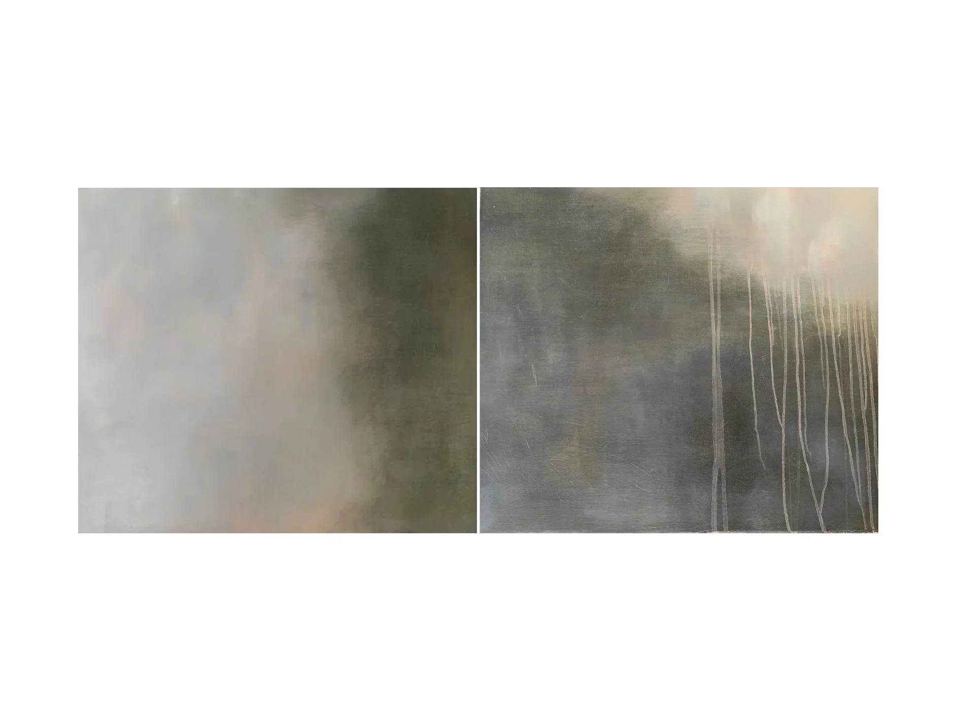 "Time Present and Time Past 01" | 60 x 140cm | Oil on Timber (2 panels) | 2021 | Not Available