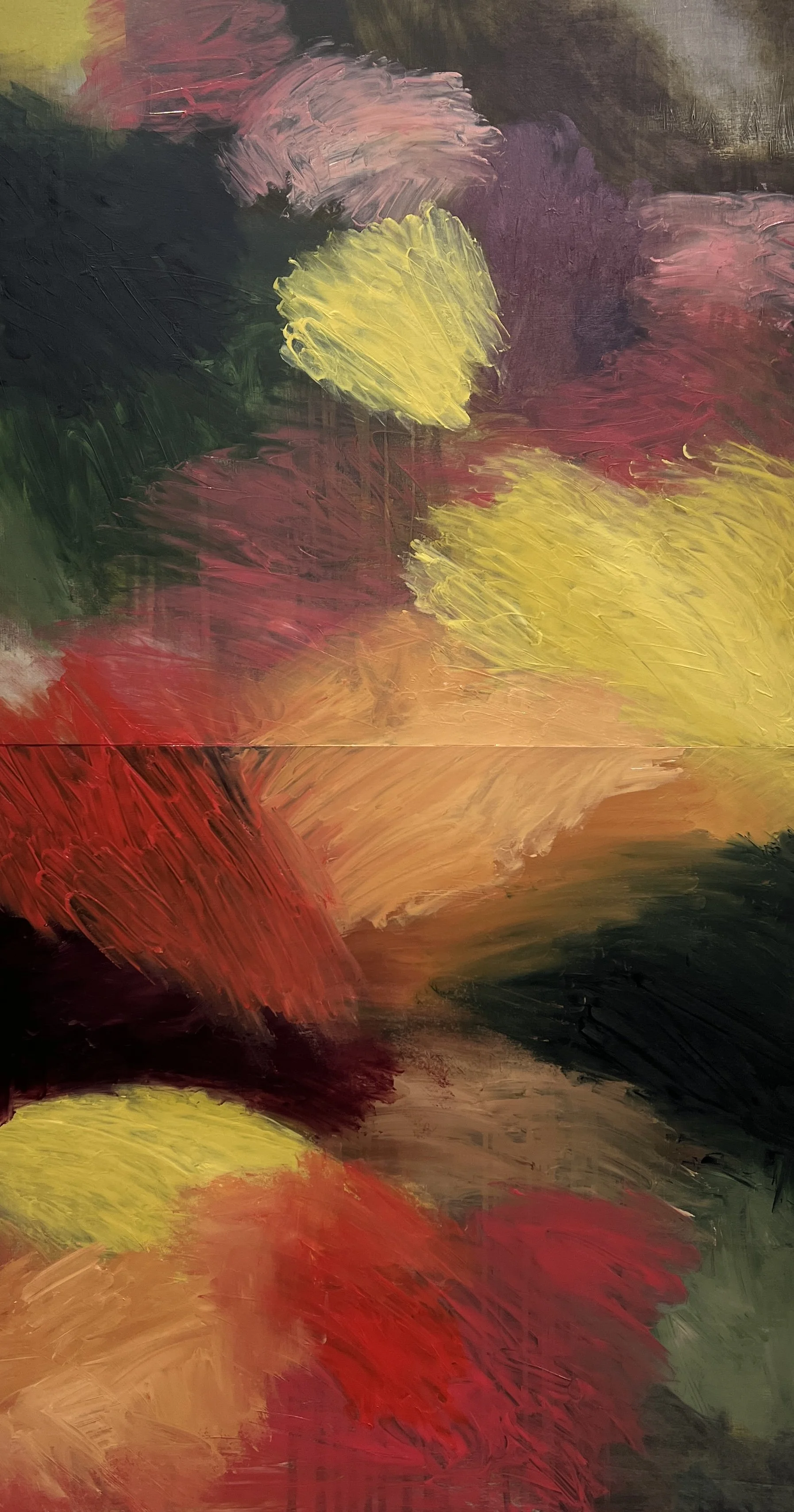 "Ballroom of My Mind" (Diptych)| 184 x 103cm | Oil on Timber | 2022