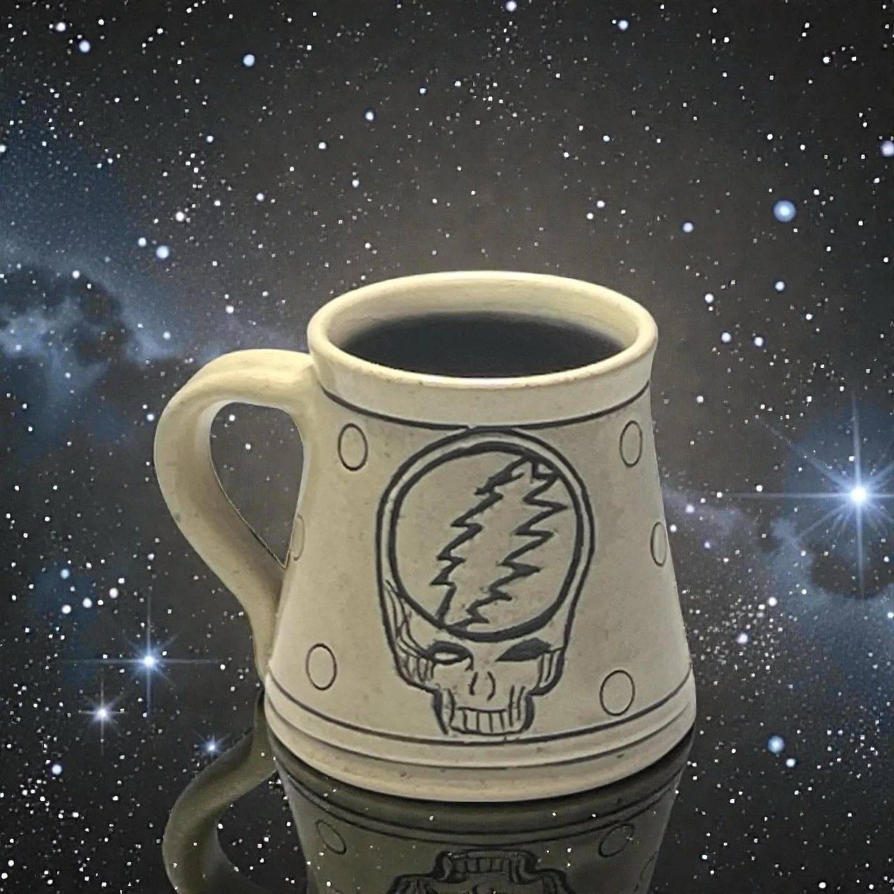 I made a website and I didn&rsquo;t have to travel to outer space! Link in bio 🌙 www.m3pottery.com