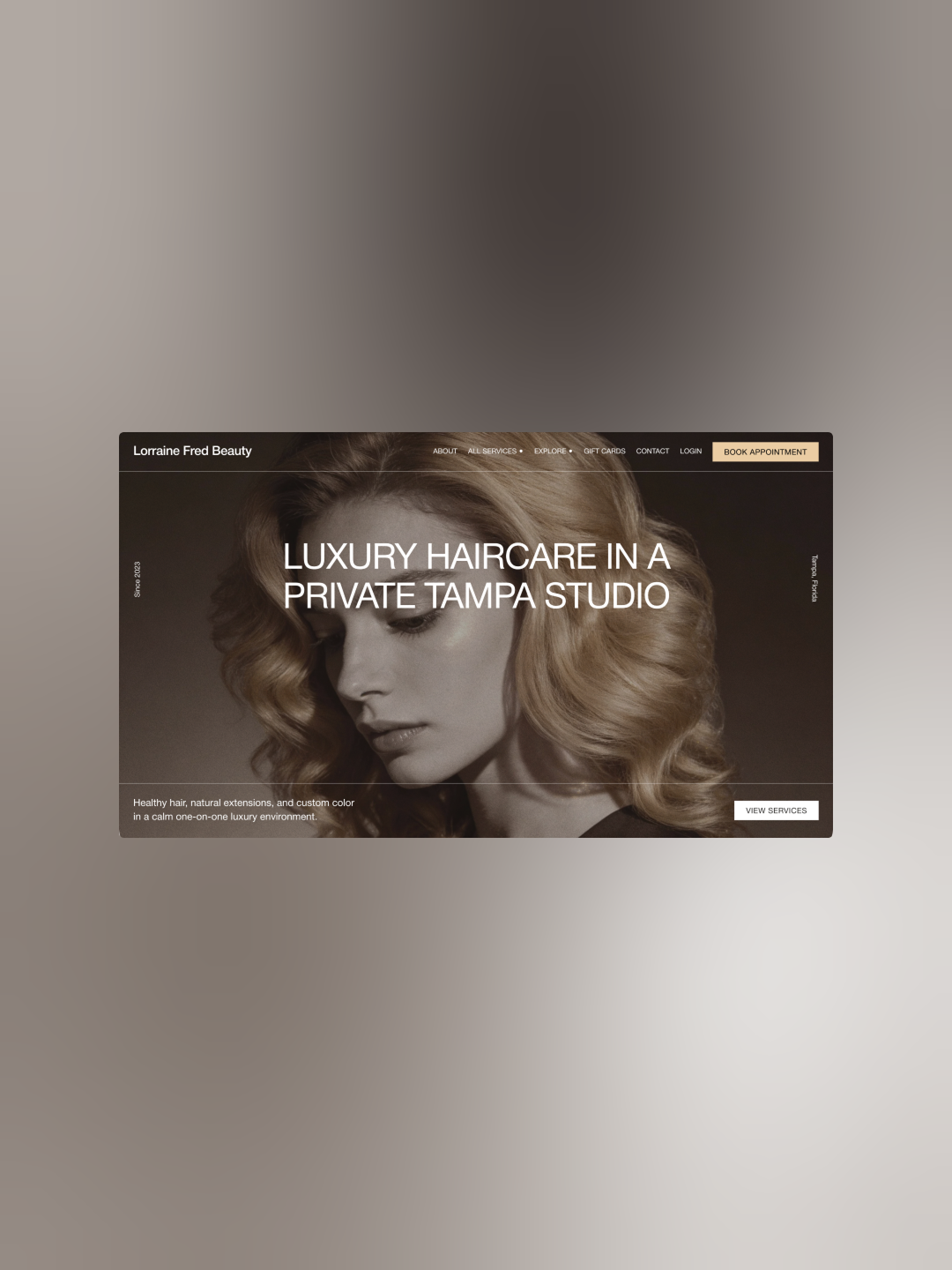 Lorraine Fred Beauty - Beauty,Web Design,Brand Identity