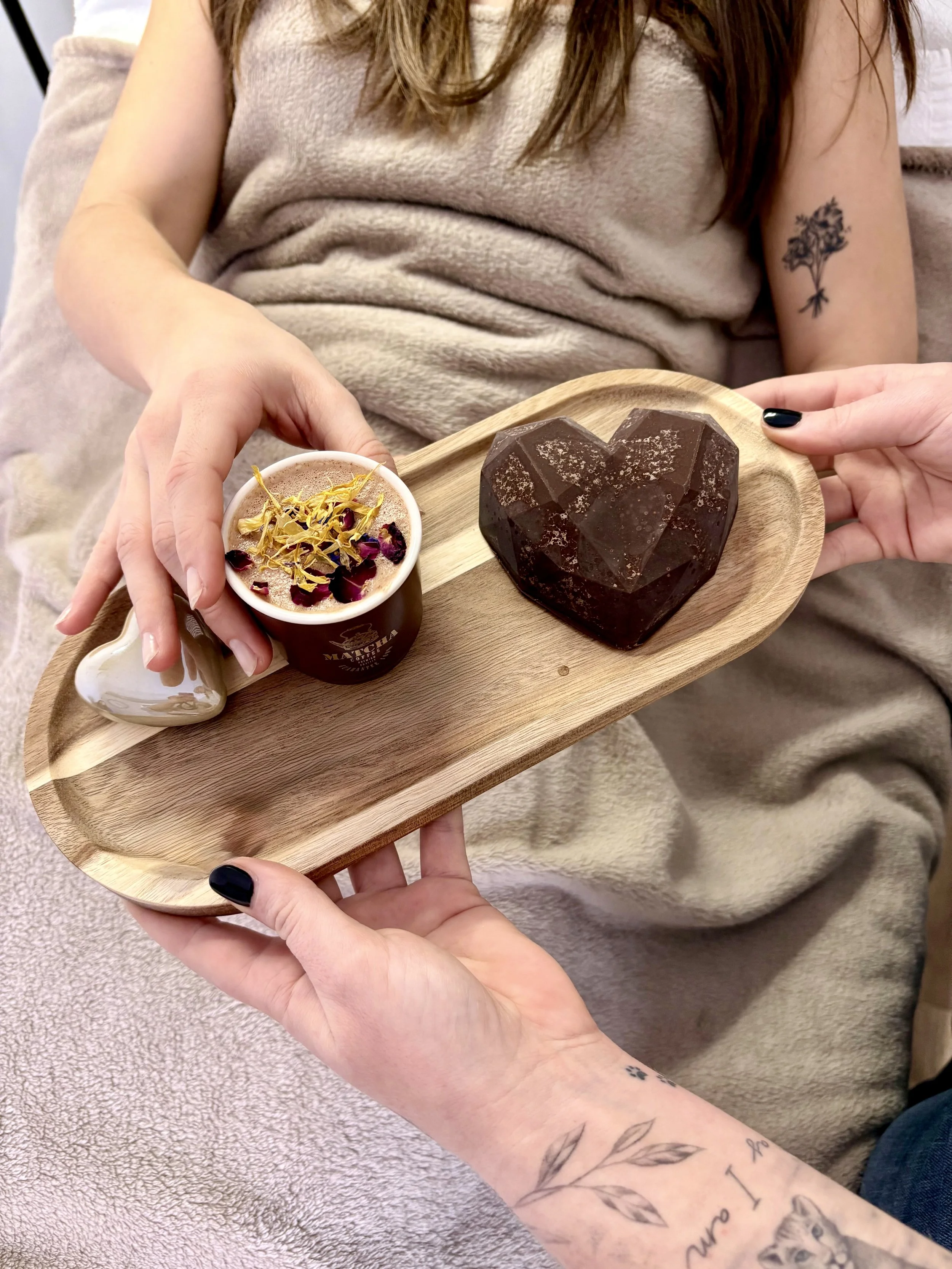 Valentinstags-Special - Kopf- &amp; Nackenmassage inkl. Edelkakao Getränk.