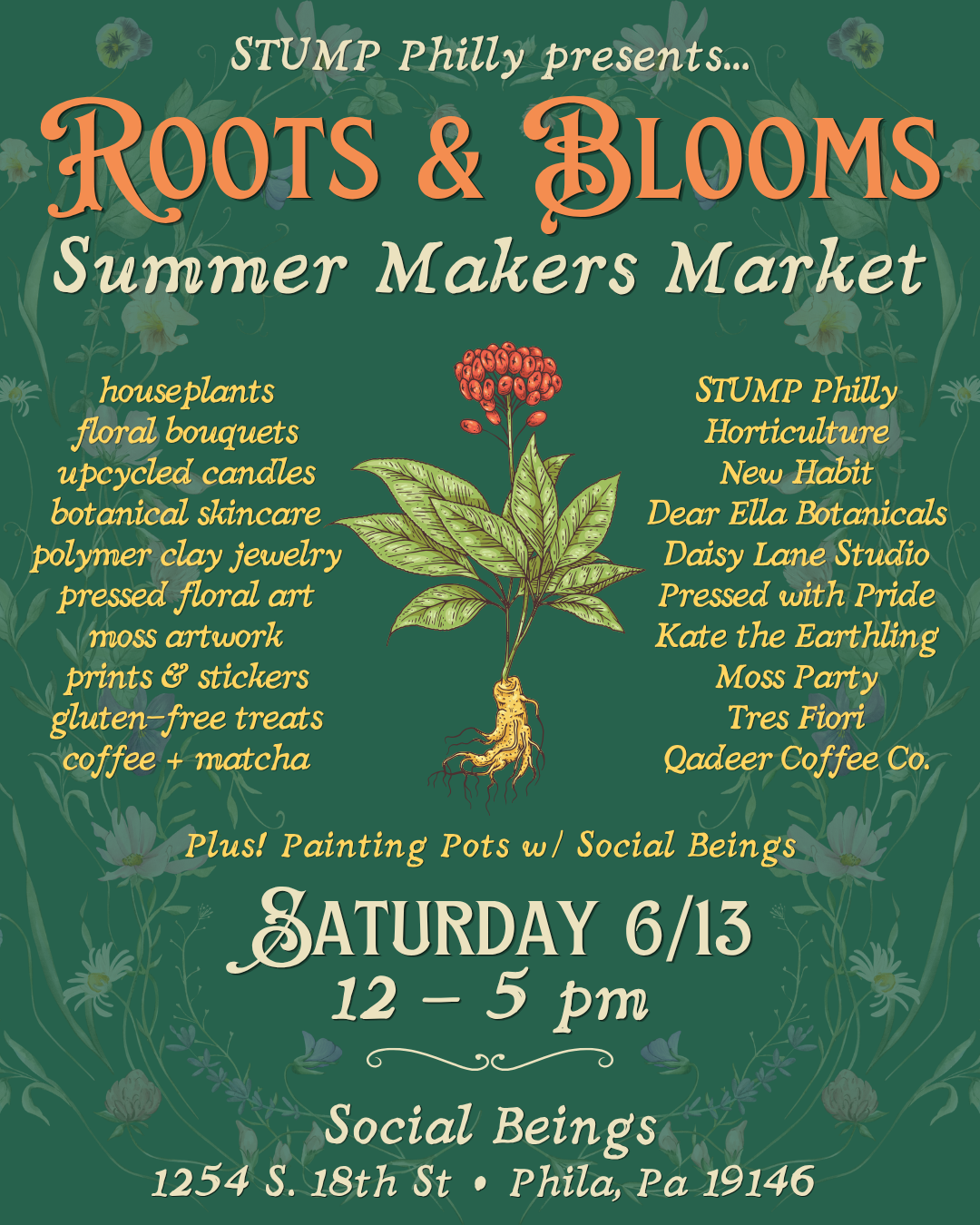 Roots & Blooms Summer Makers Market