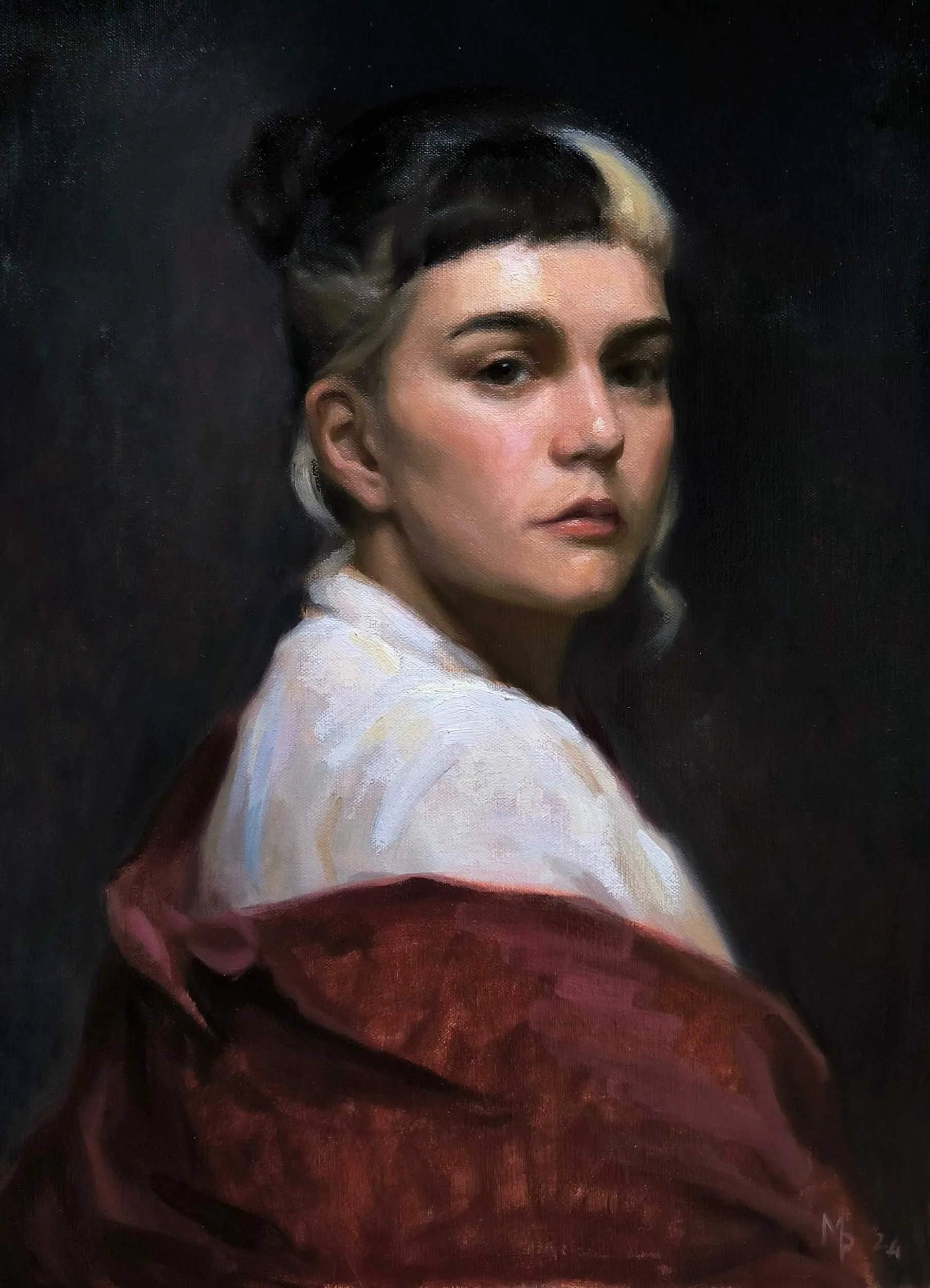 Paula, Oil on canvas, 40 x 50 cm, 2023