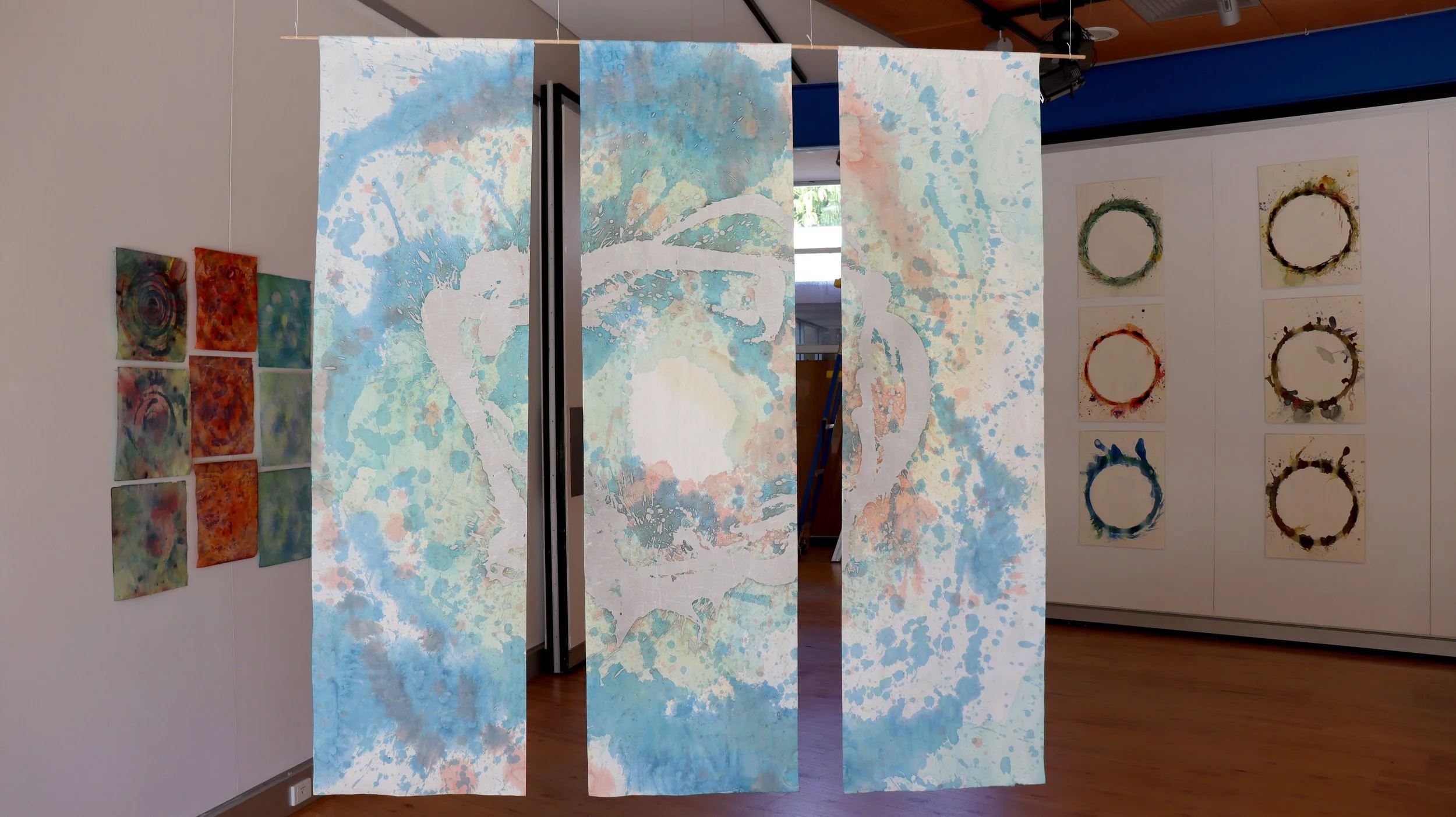 Rhythm in the Spin installation view. FAM+25 Exhibition at University of Western Australia.