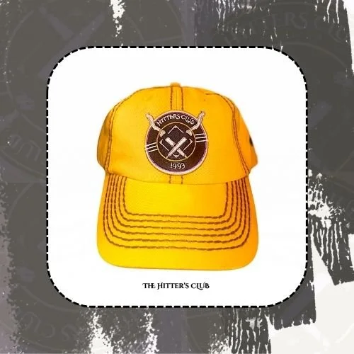 OMEGA YELLOW STITCH CAP {TCH93V1}