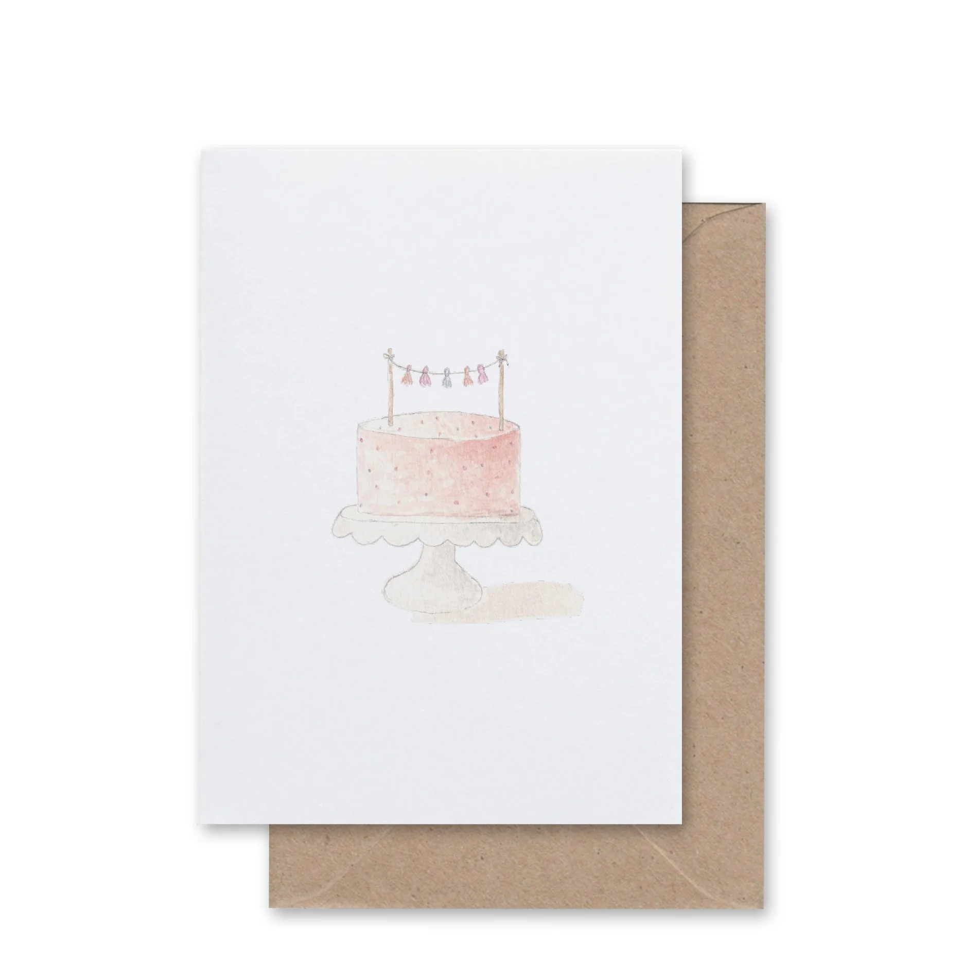 Birthday Cake with Bunting