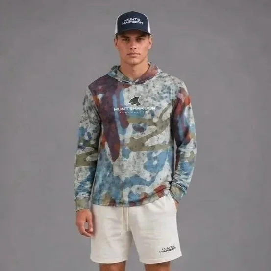 Watercolor Camo Performance Hoodie