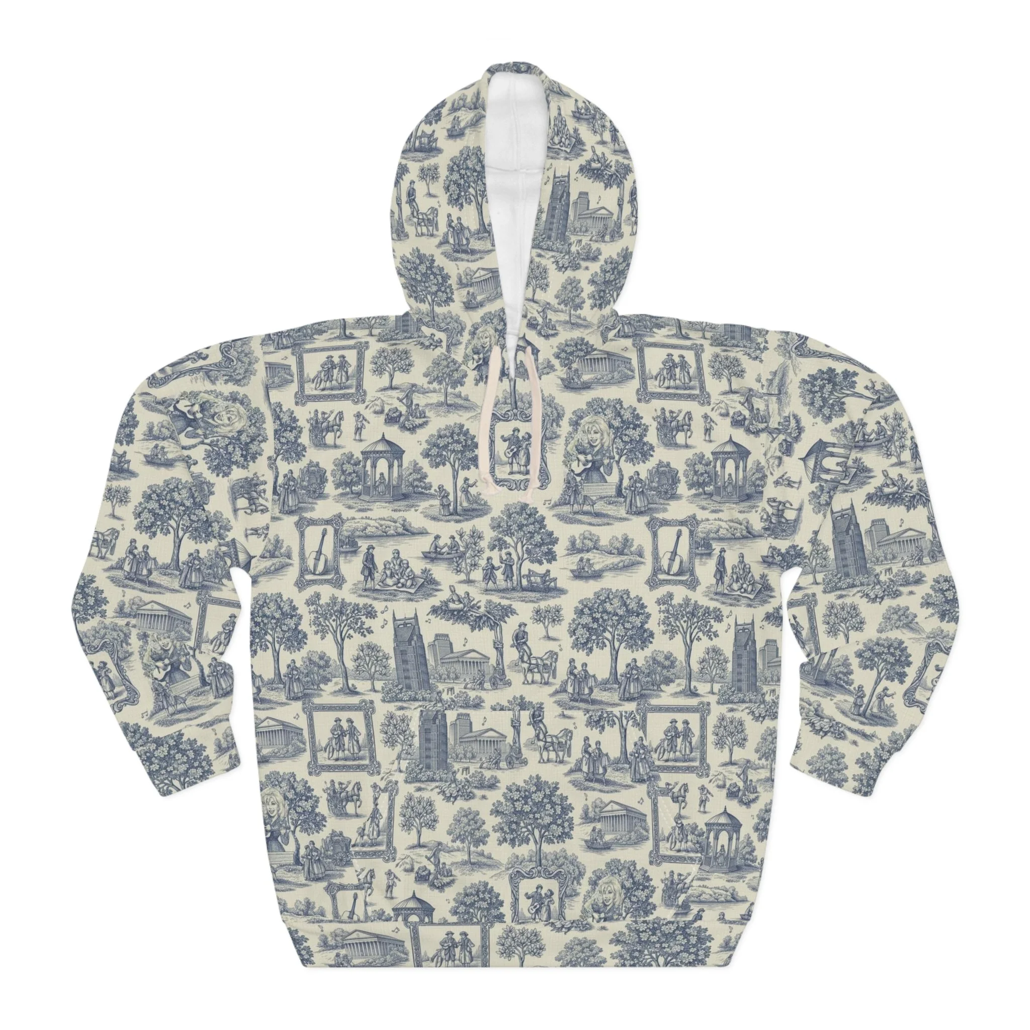 Nashville French Toile Pullover Hoodie