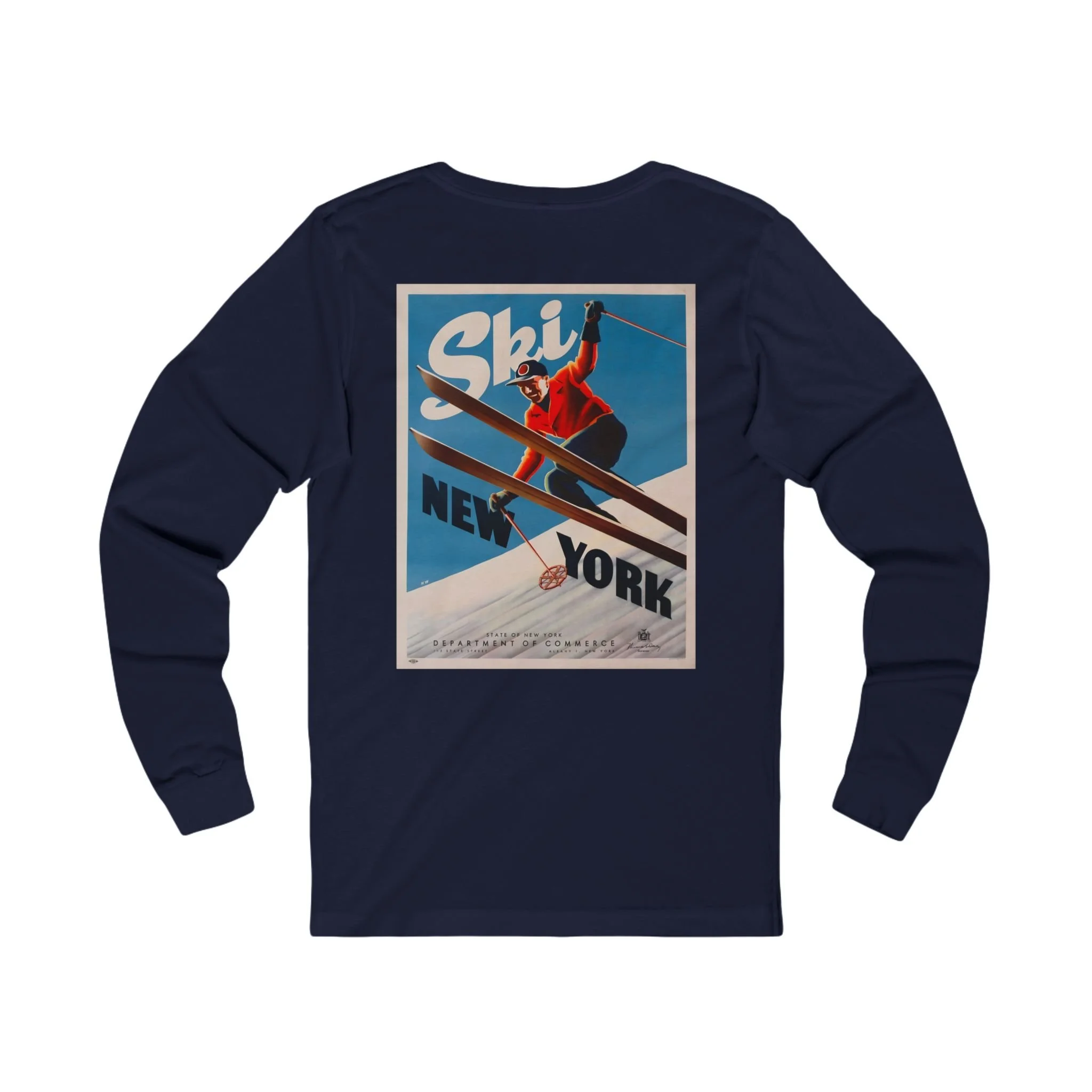 Vintage New York Ski Long Sleeve Tee