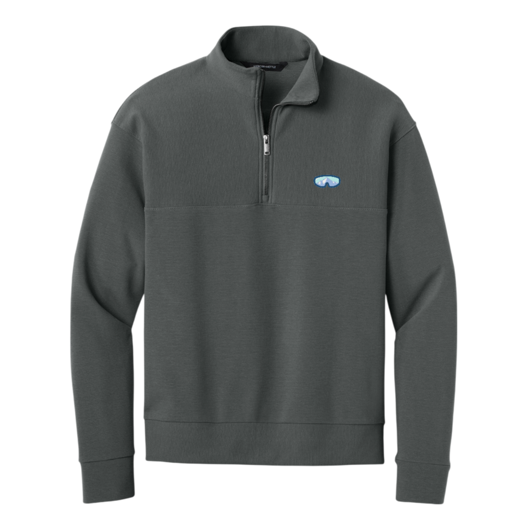 Ski Goggles Embroidered Quarter-Zip